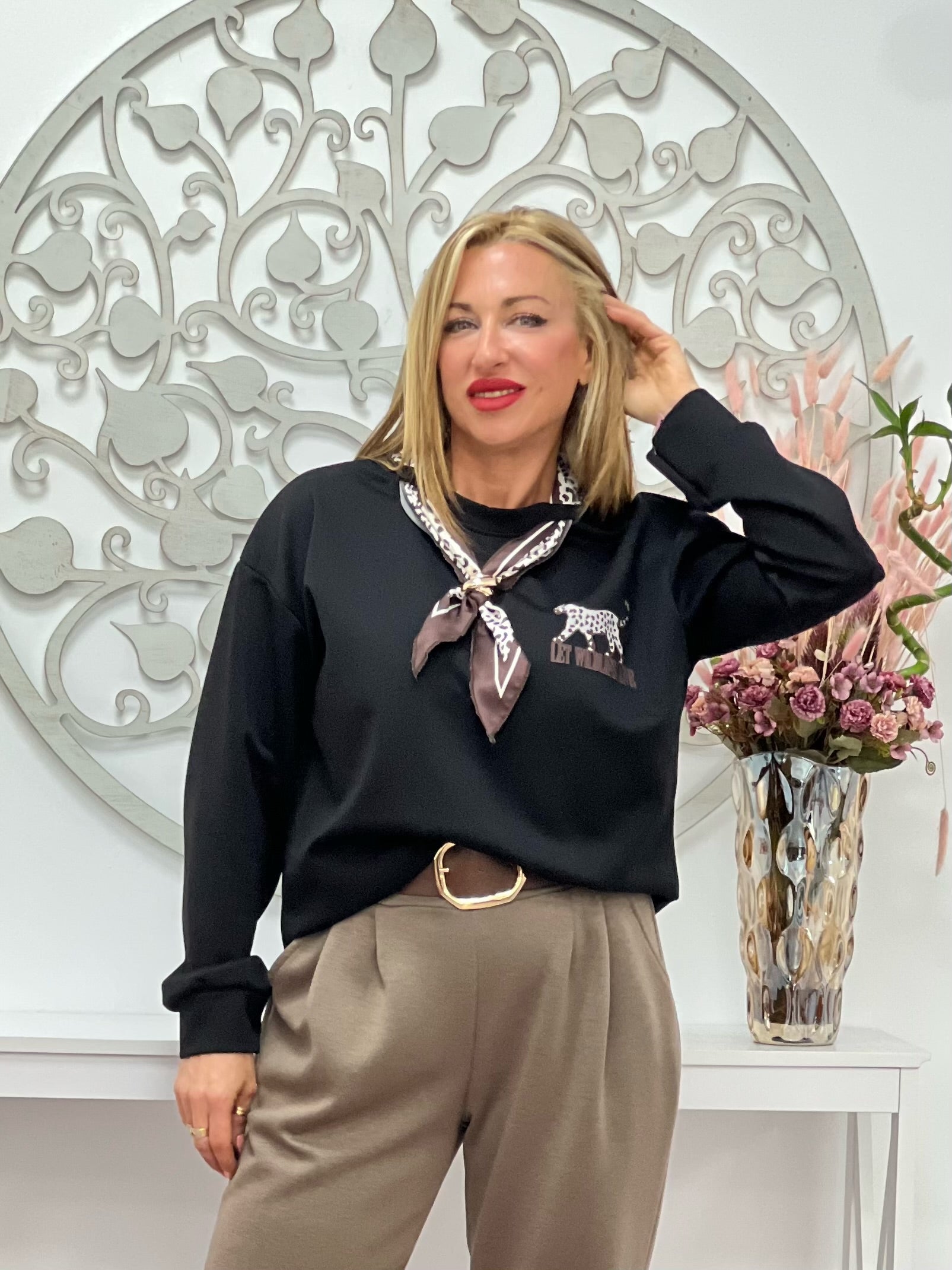 SUDADERA “Live” NEGRO