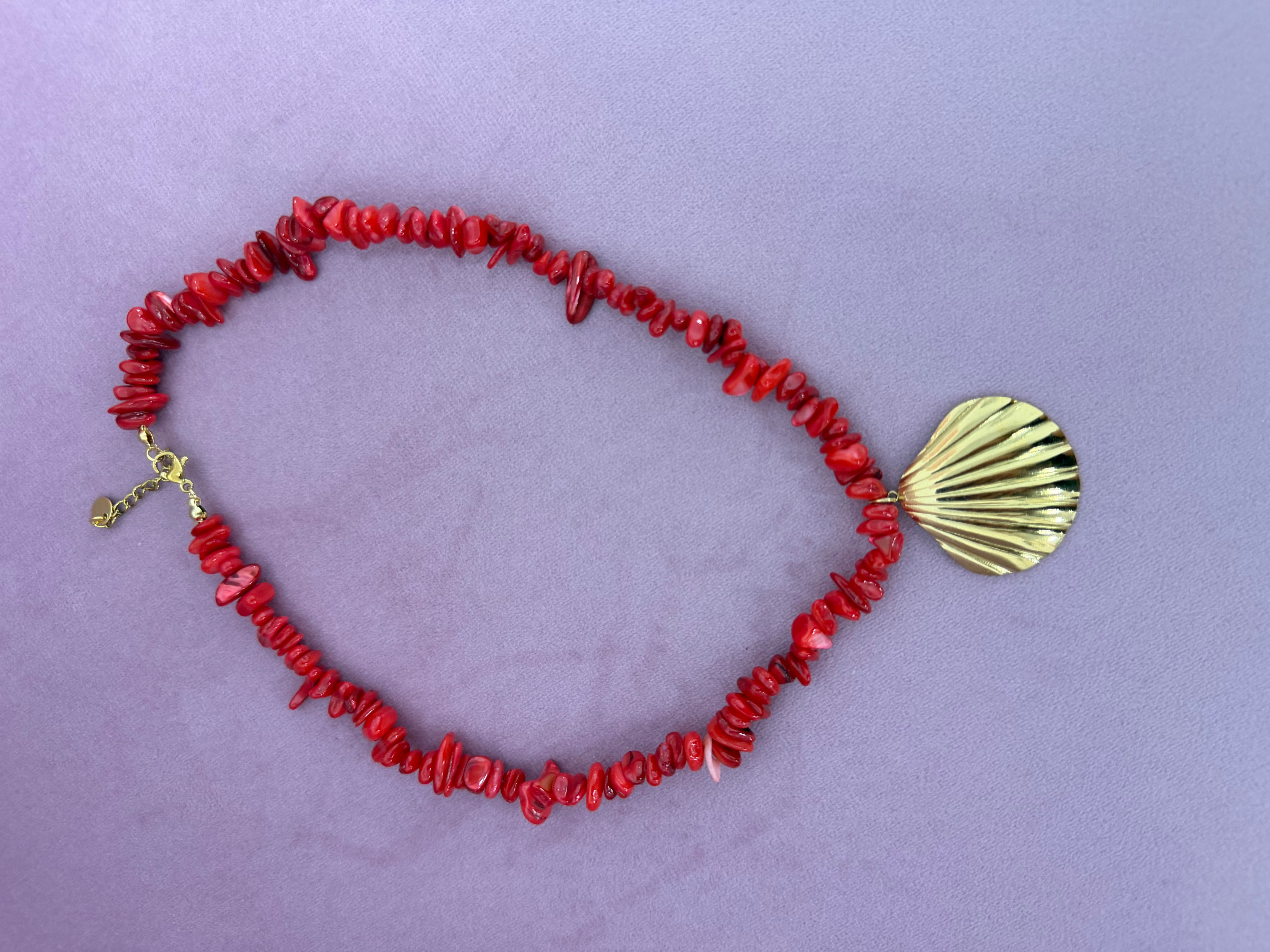 COLLAR CORAL “Concha”