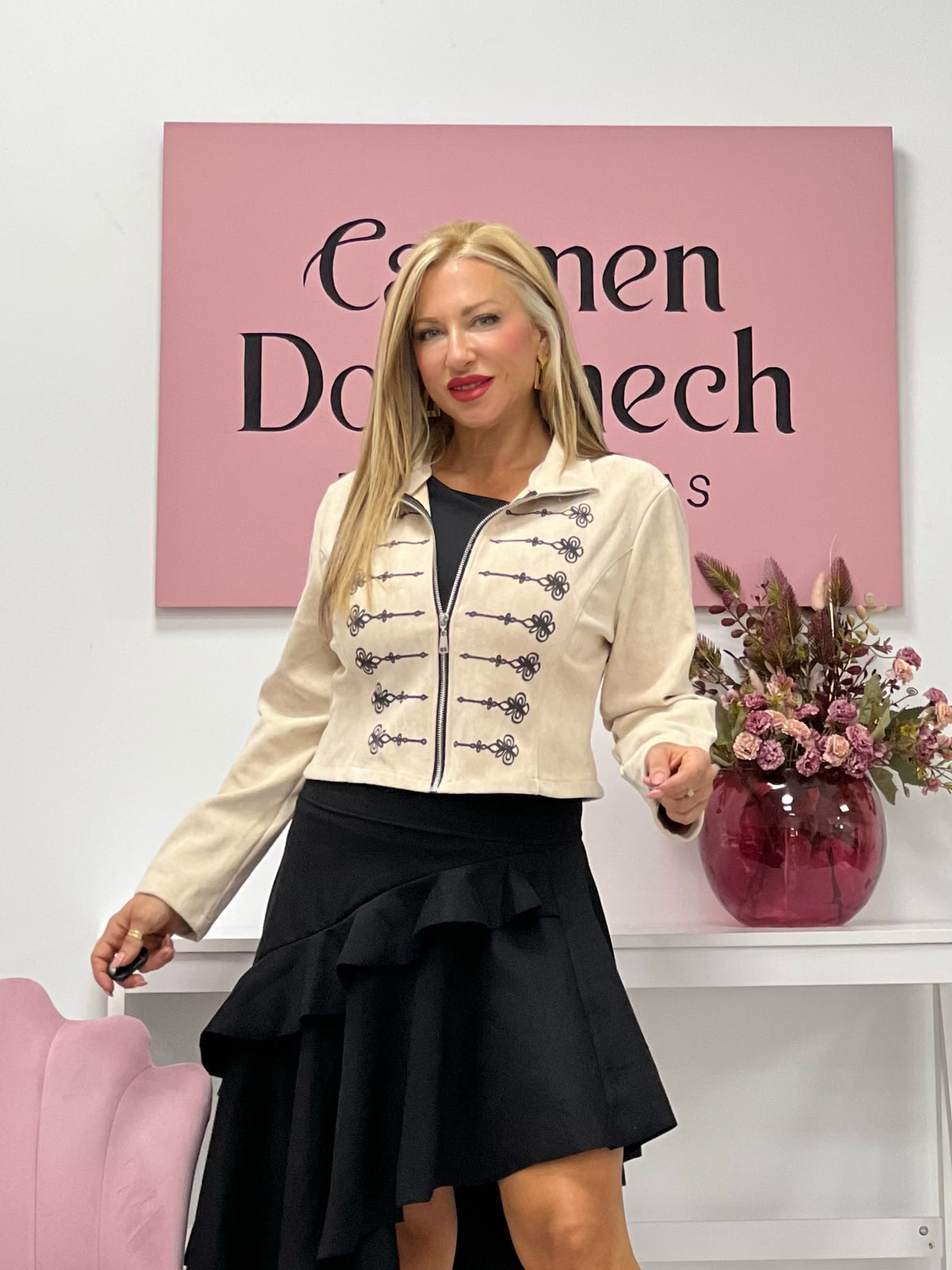 CHAQUETA “Lorca” MARFIL