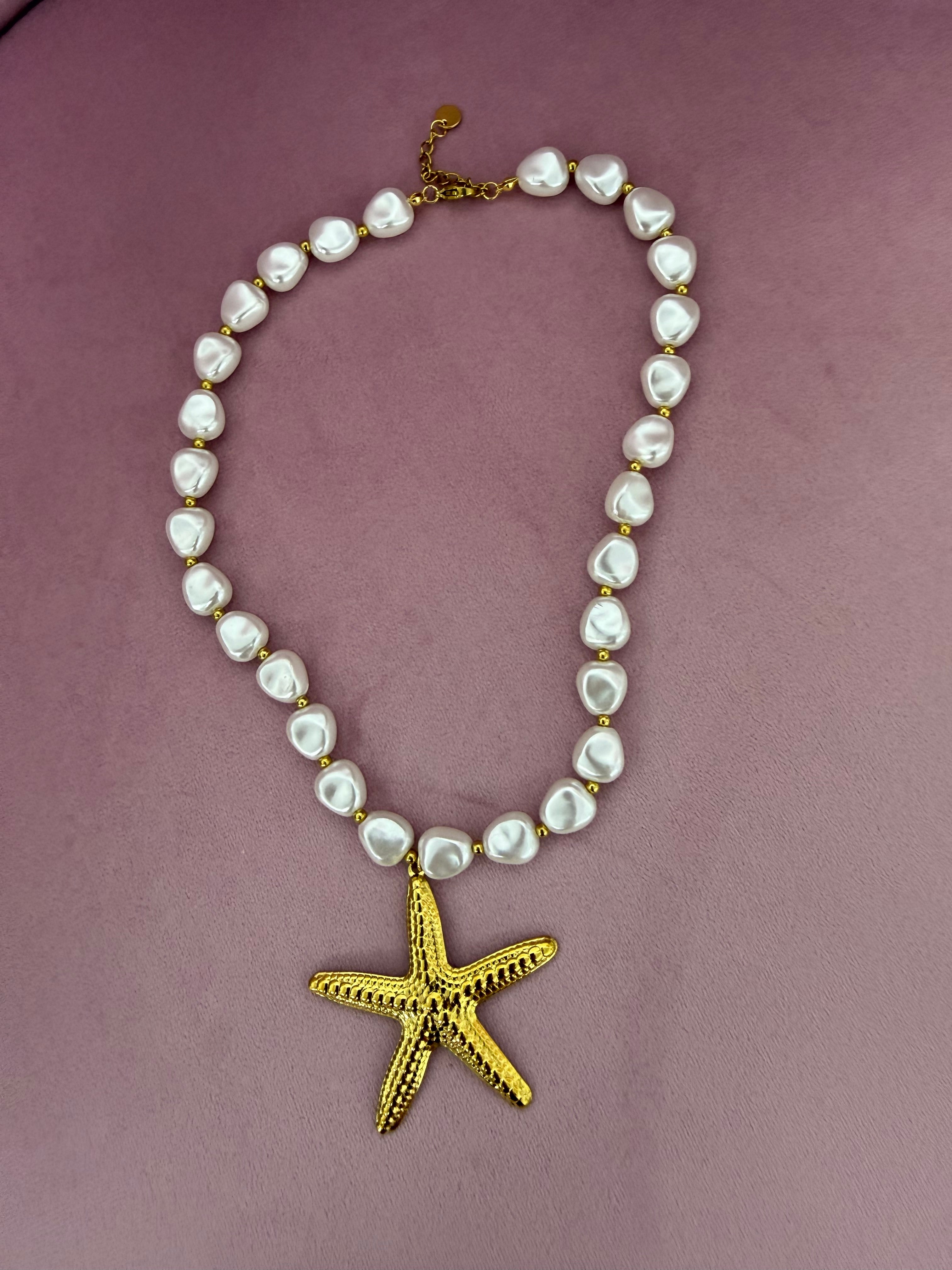 COLLAR PERLA “Estrella”