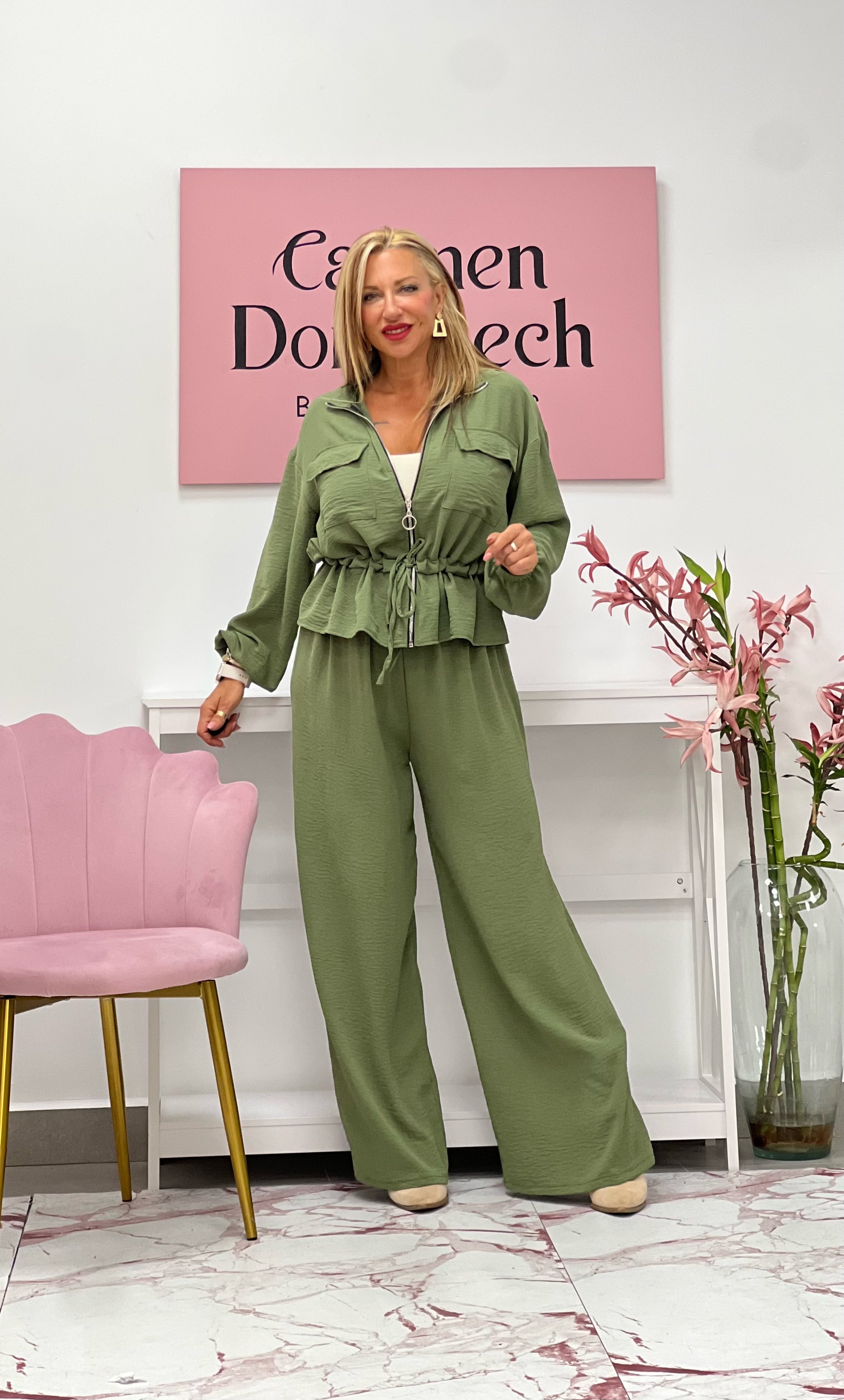CONJUNTO “Lia” VERDE MANZANA
