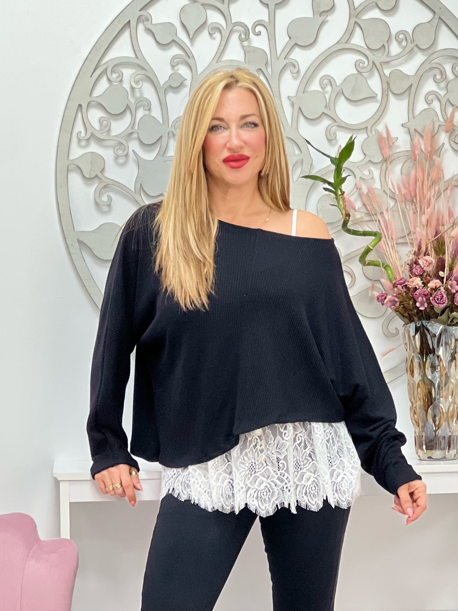 JERSEY FINO “Tessa” NEGRO