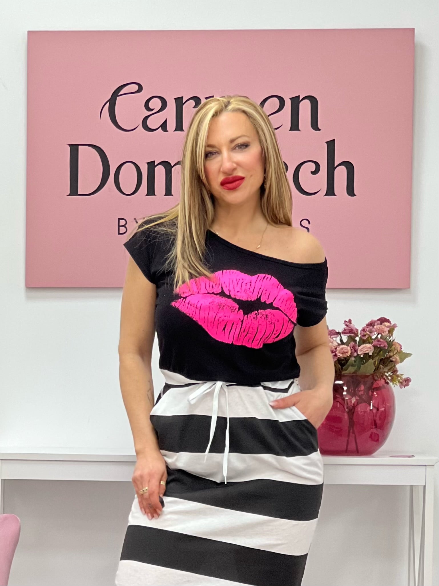 VESTIDO “Labios” NEGRO