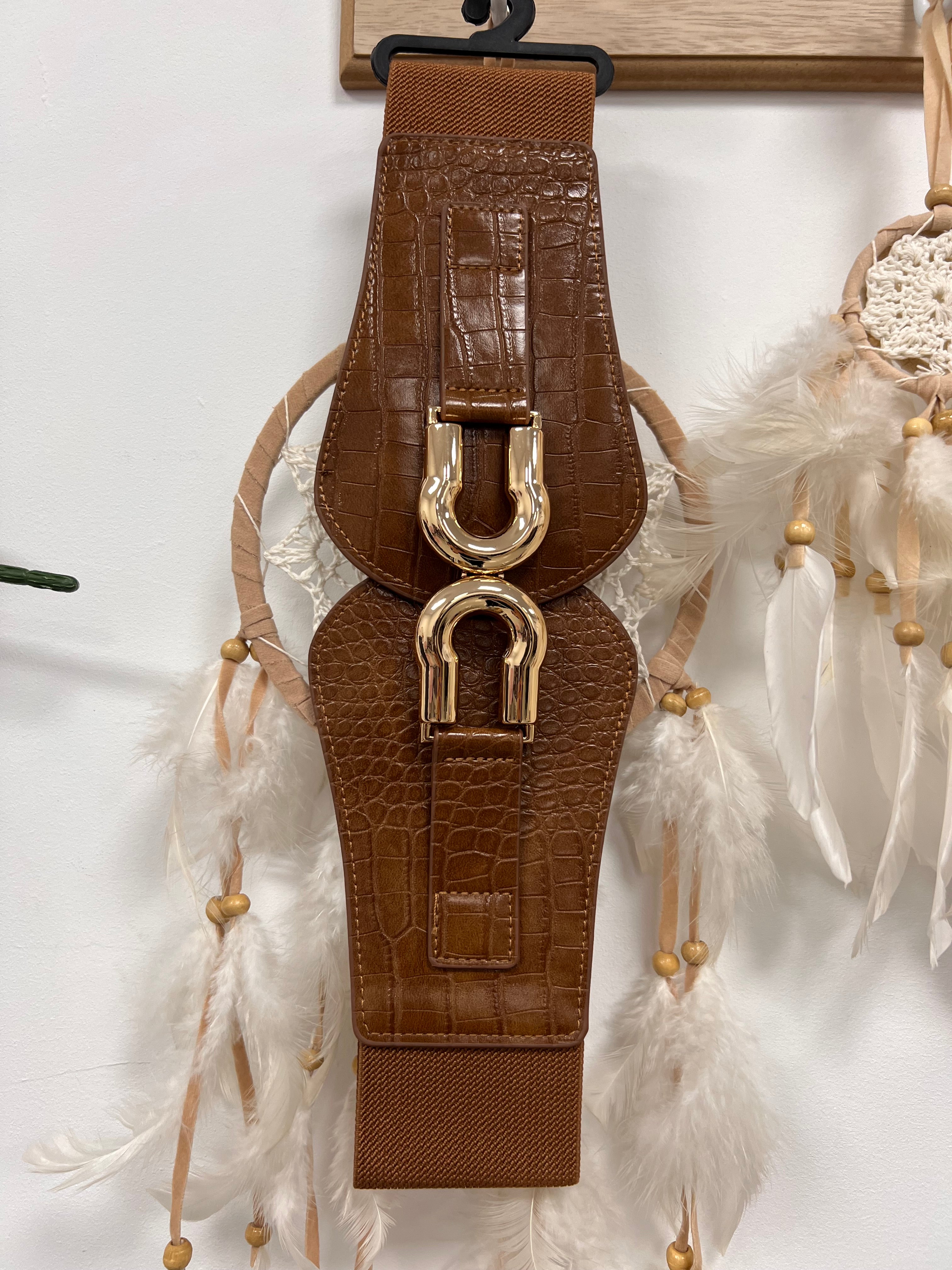 CINTURÓN “Shade” CAMEL TOSTADO