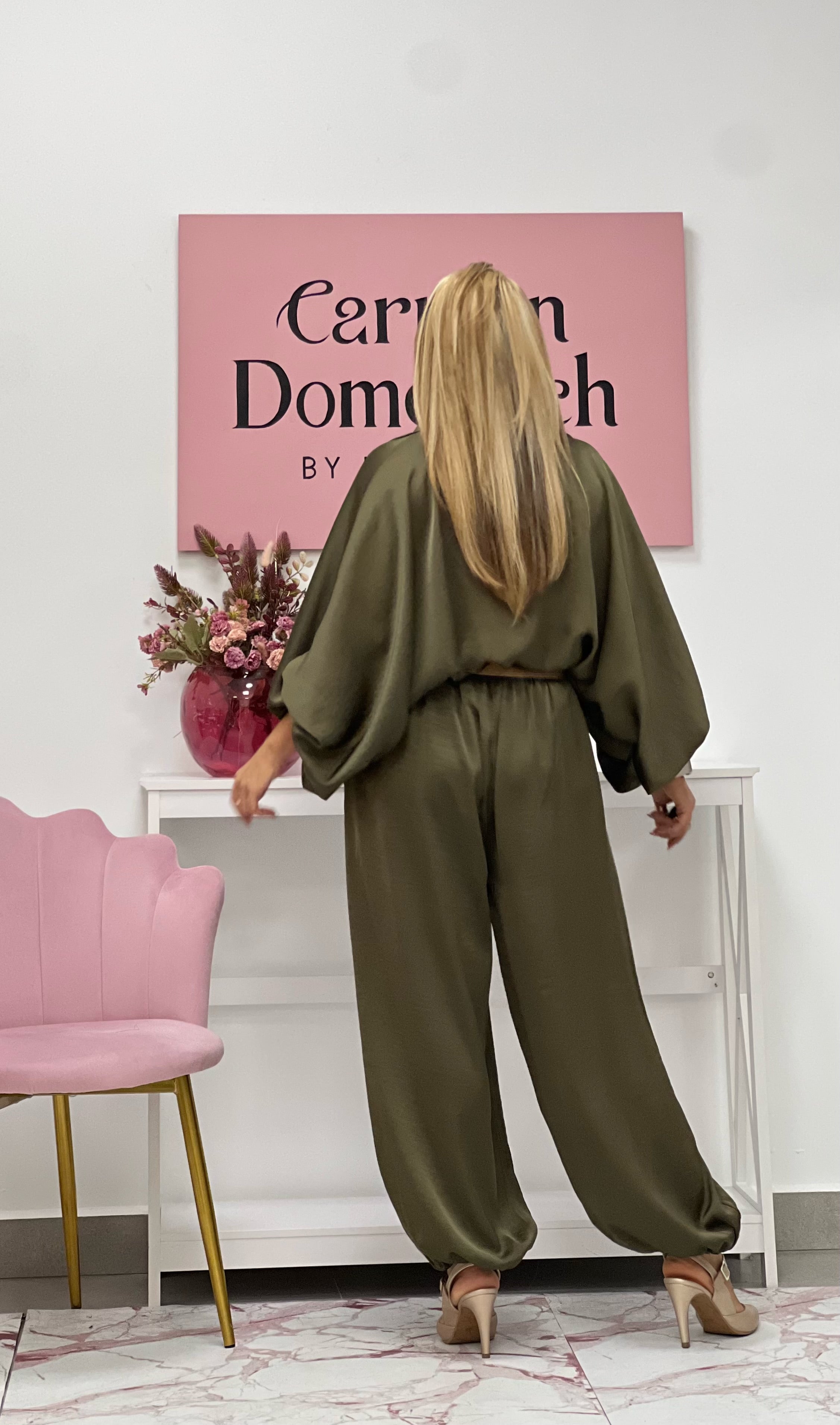 CAMISA “Sofía” VERDE KAKI