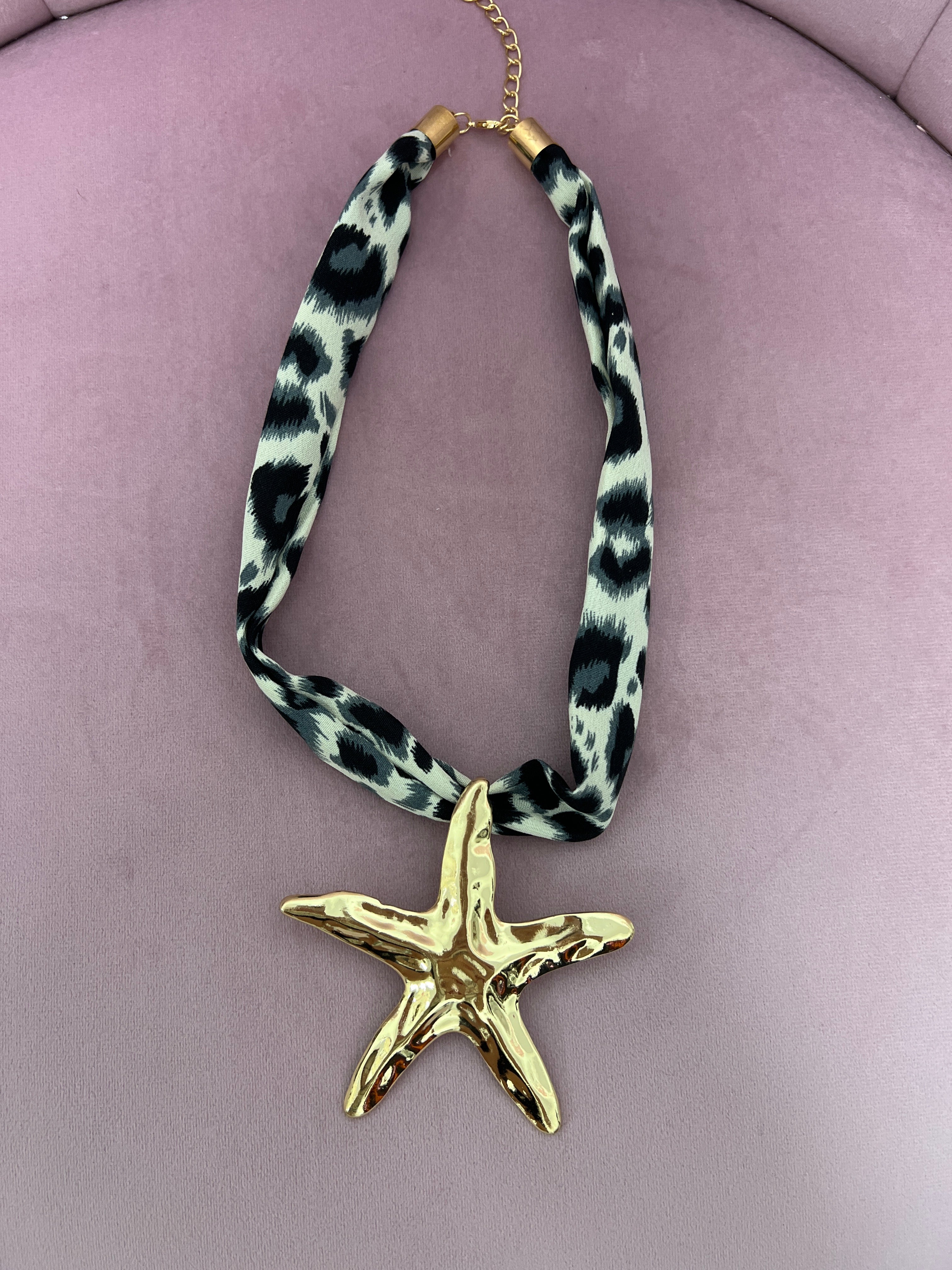 COLLAR LAZO BEIGE