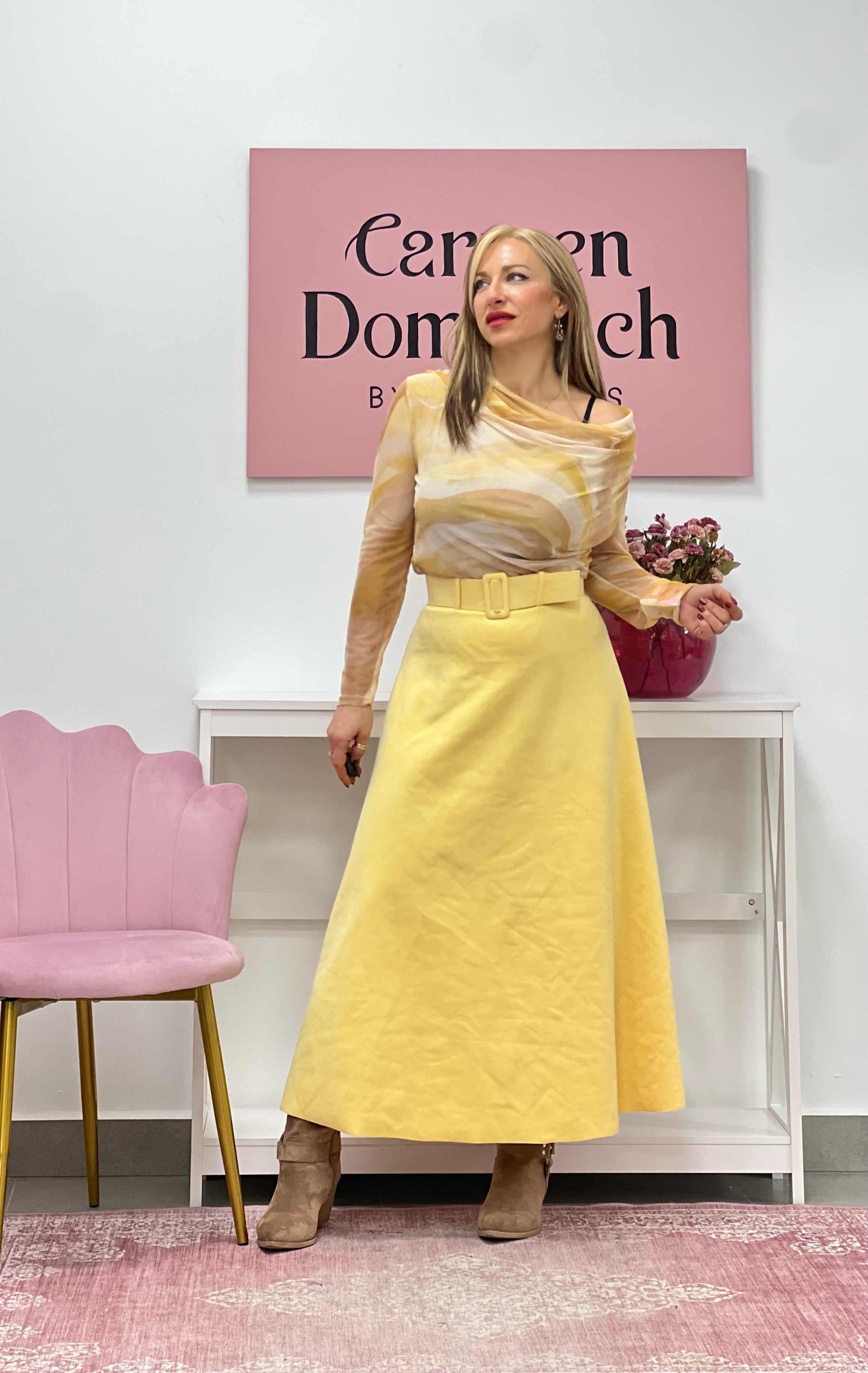 FALDA “Dubái” AMARILLO