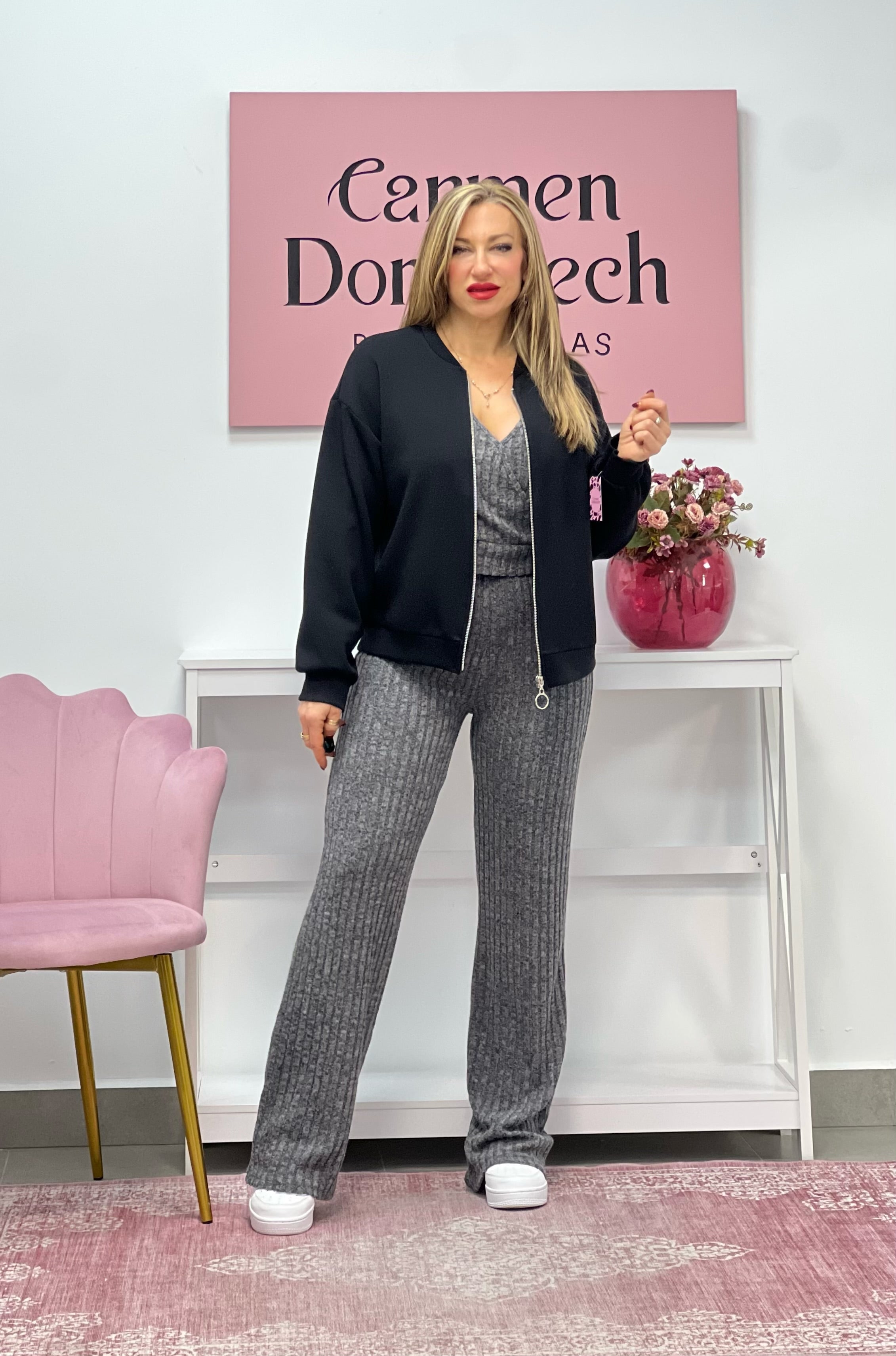 BOMBER “Claudia” NEGRO