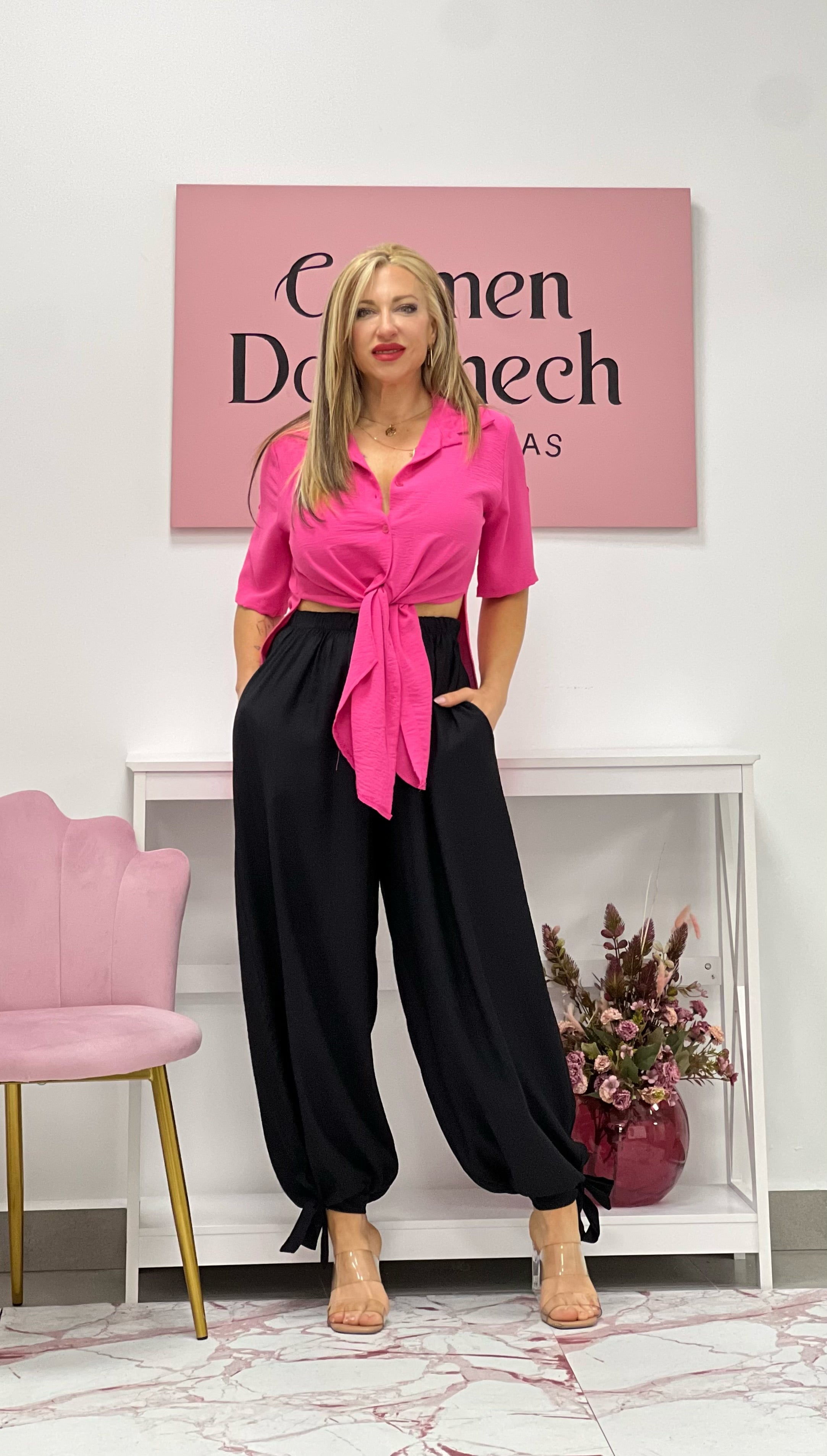 CAMISA “Tesa” FUCSIA