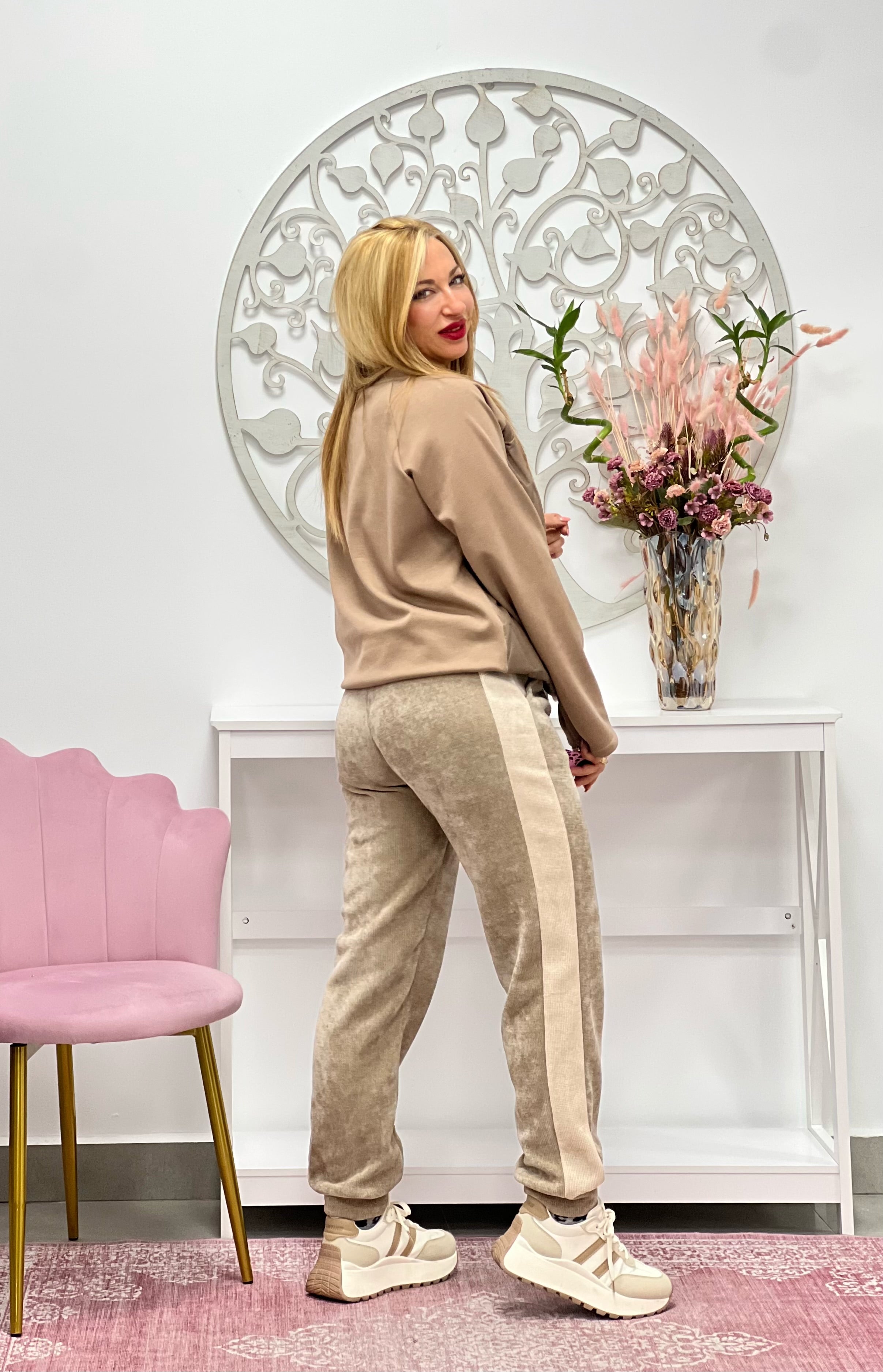 PANTALON “Vida” TAUPE