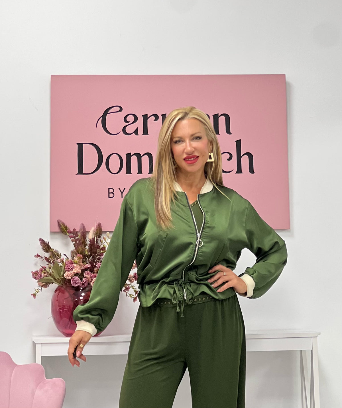 BOMBER “Cristina” VERDE