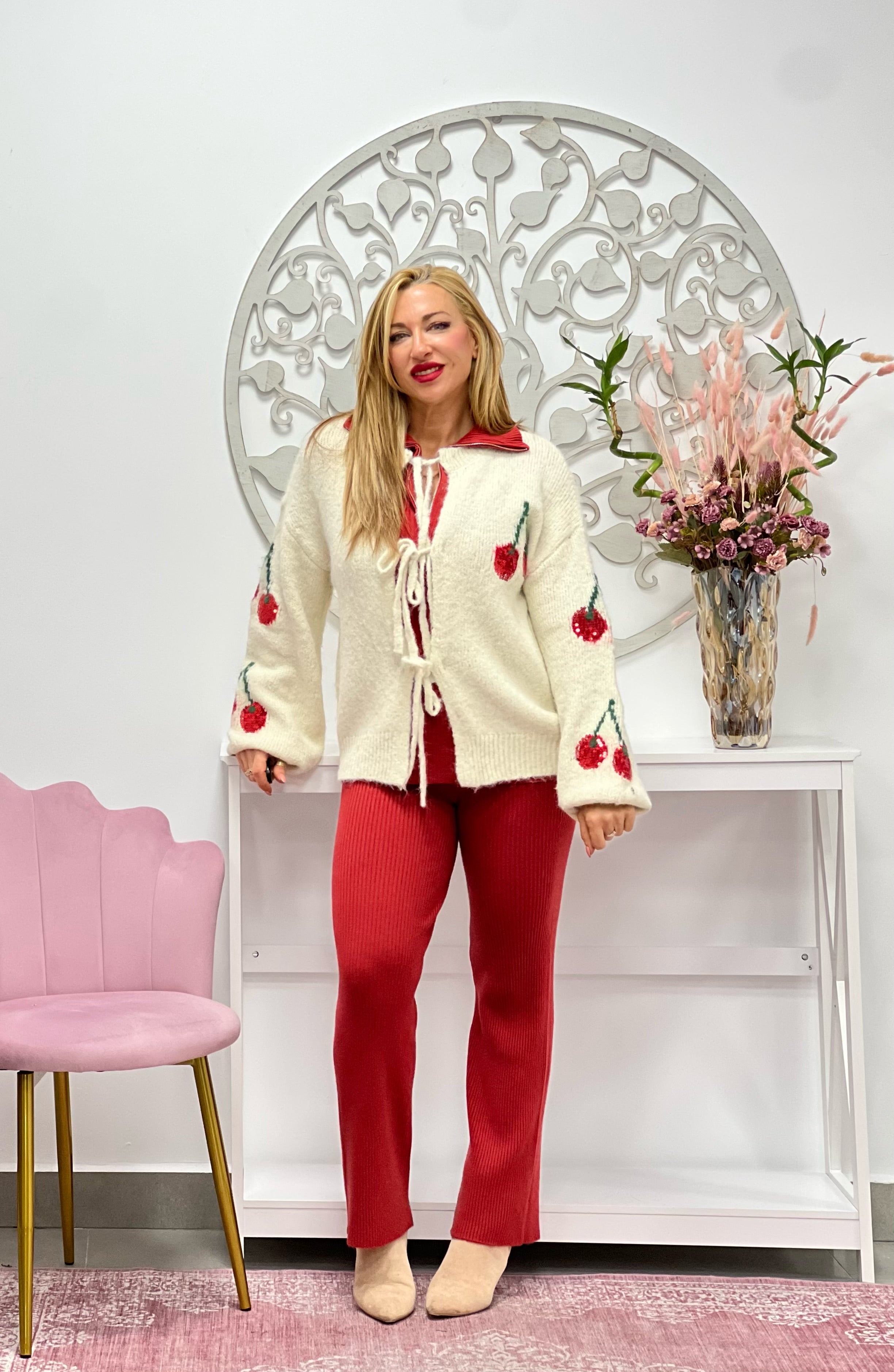 REBECA "Cerezas" BEIGE