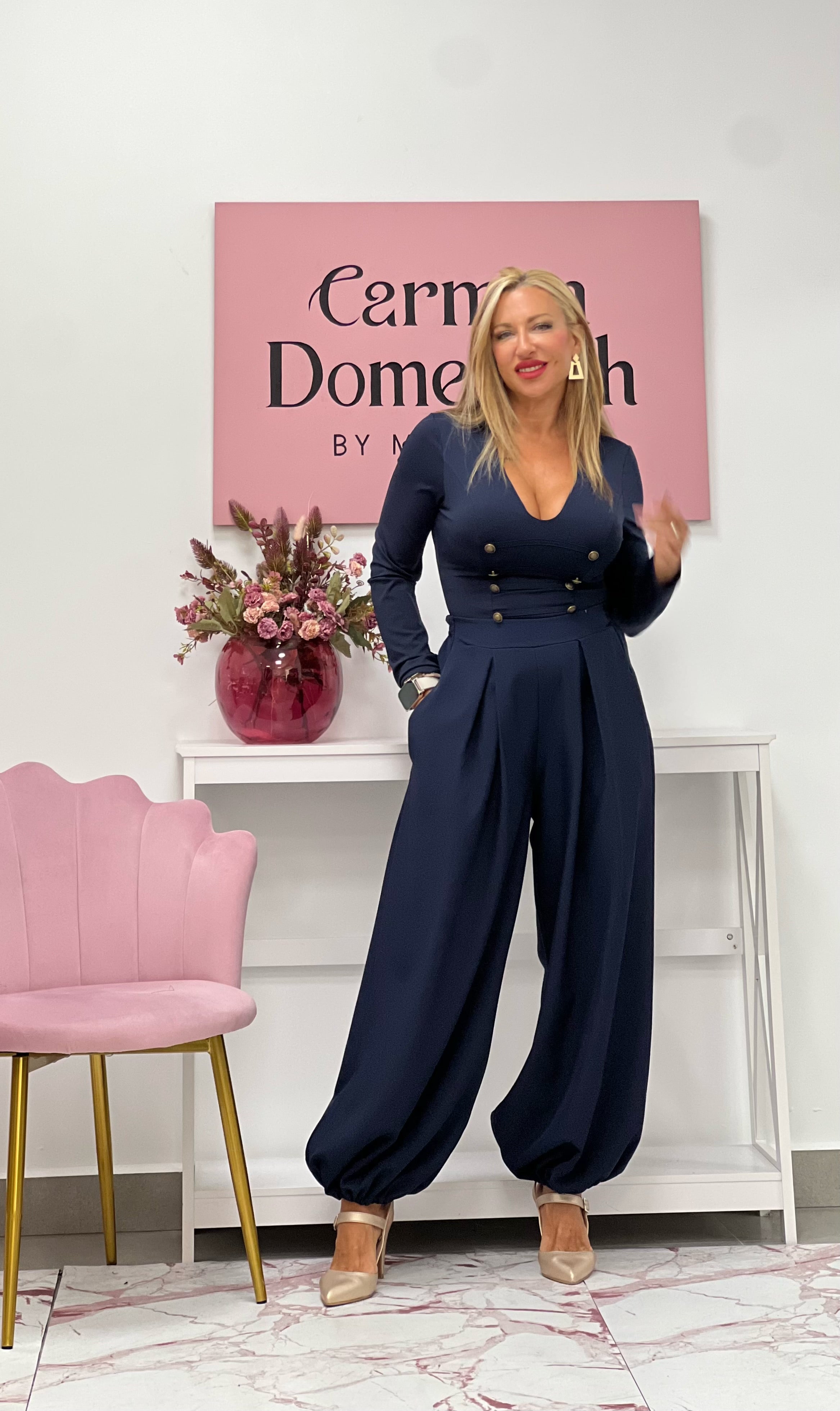 CONJUNTO “Silvia” AZUL MARINO