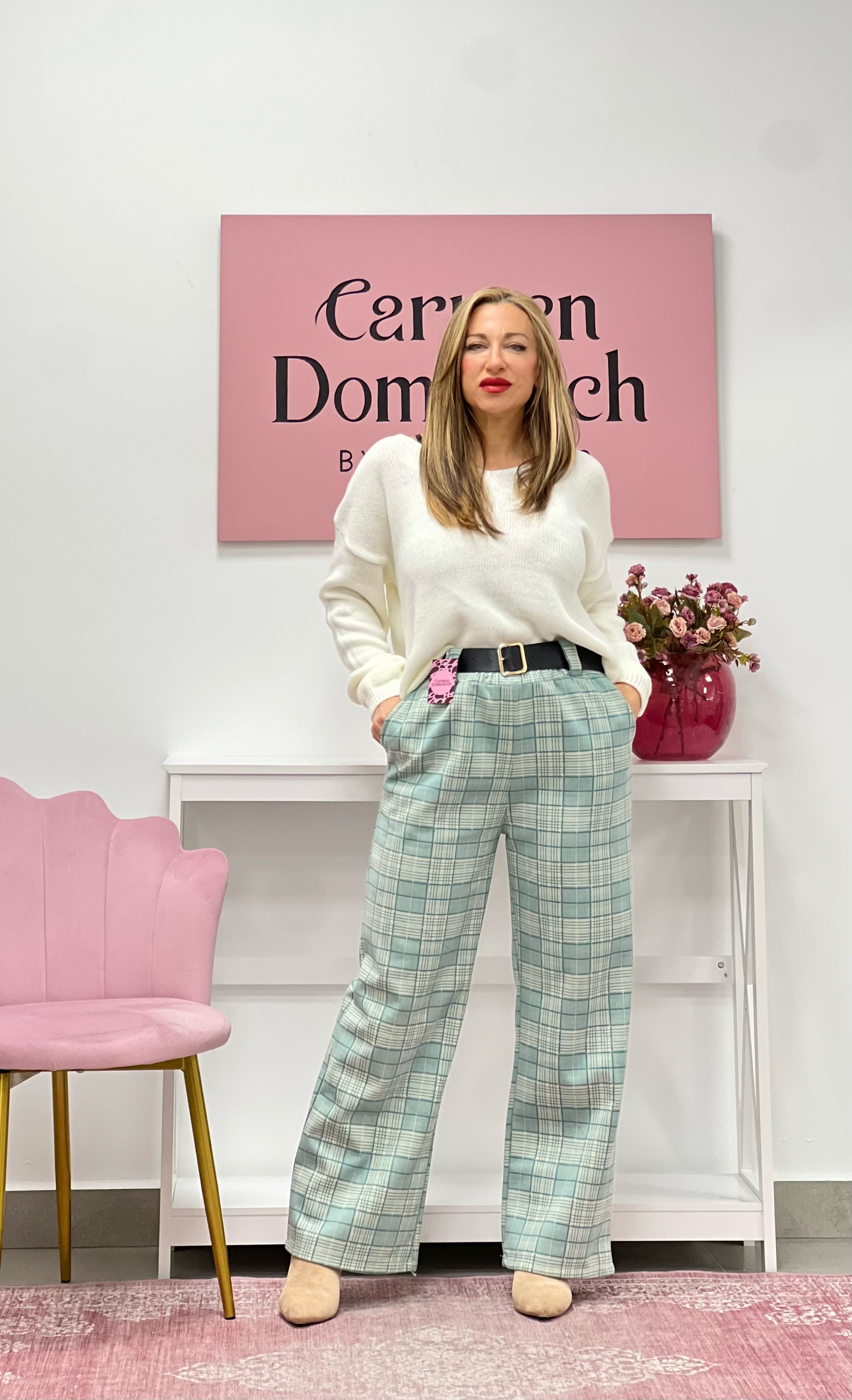 PANTALÓN “Nati” TURQUESA