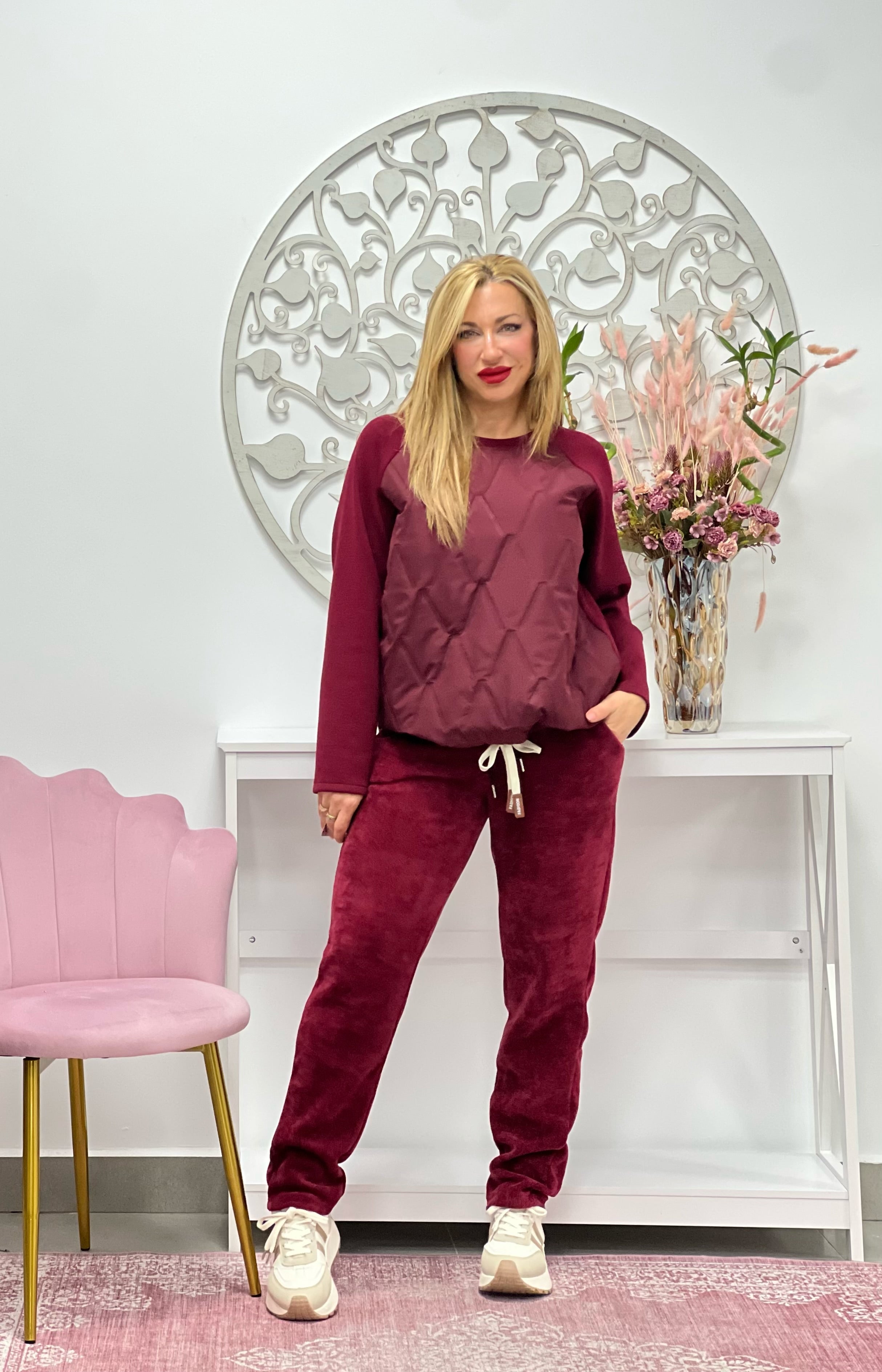 SUDADERA " Moana" BURDEOS