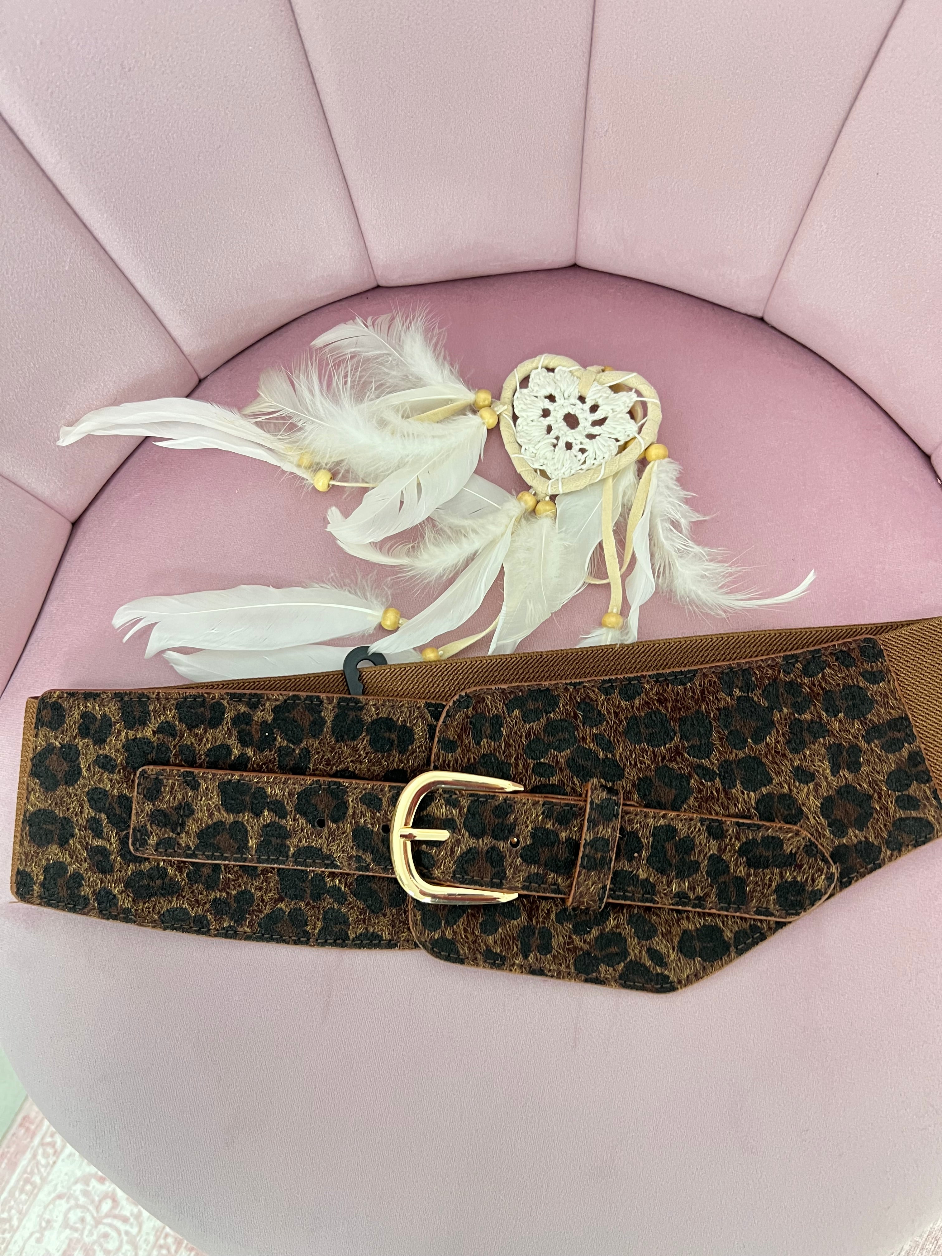 CINTURÓN “Elva” LEOPARDO MARRÓN