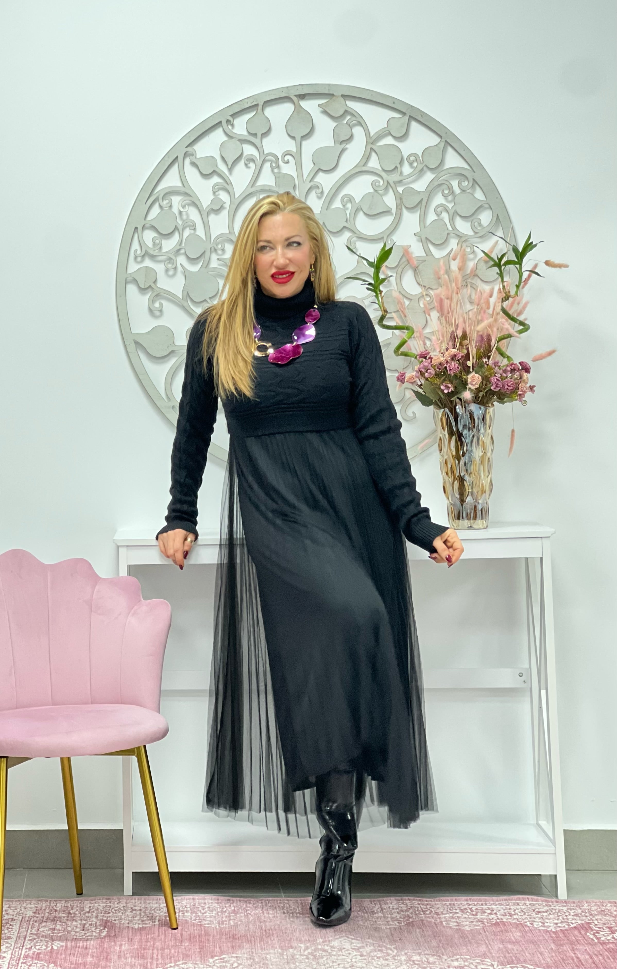 VESTIDO "Charlote" NEGRO