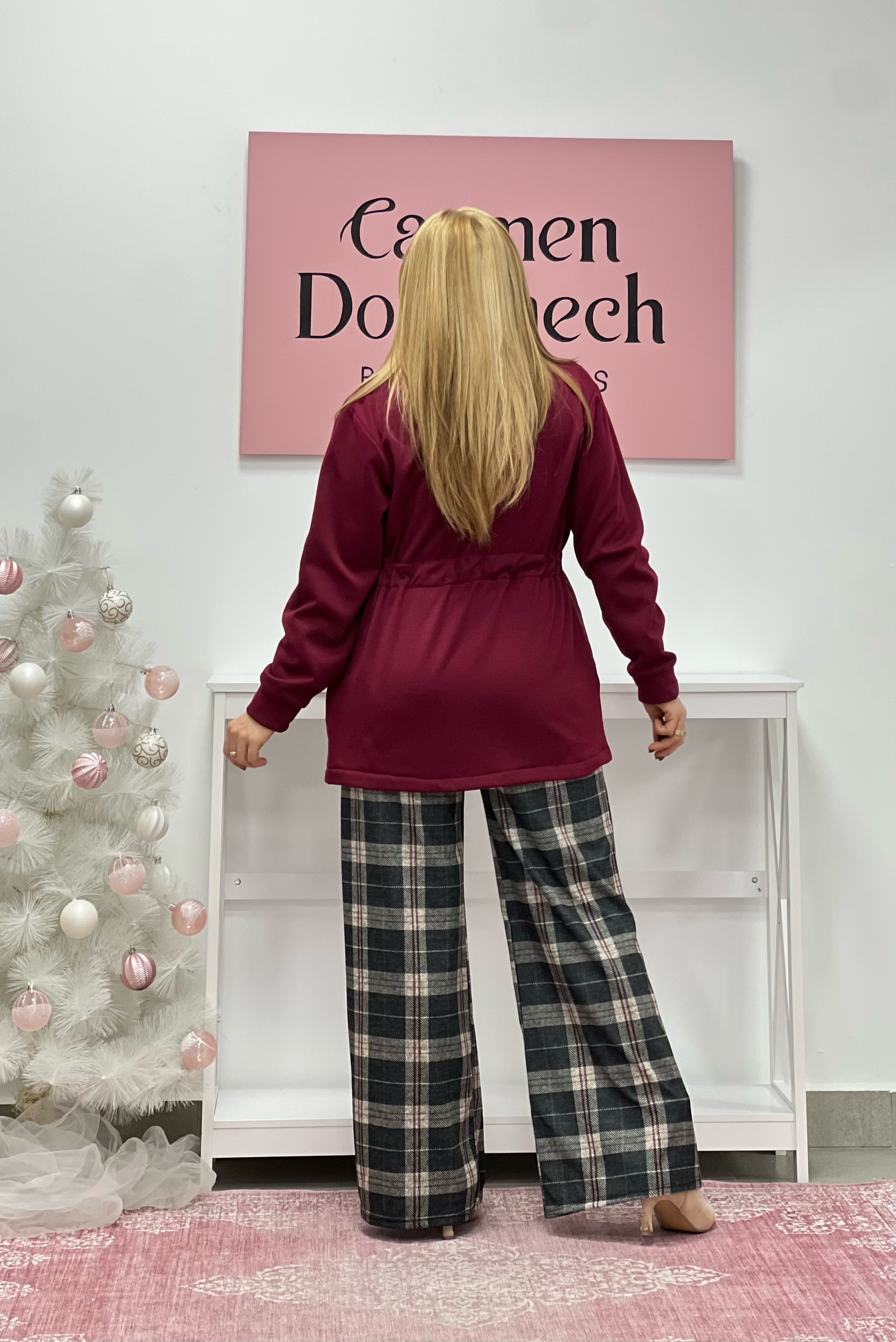 CHAQUETA “Gaby” BURDEOS