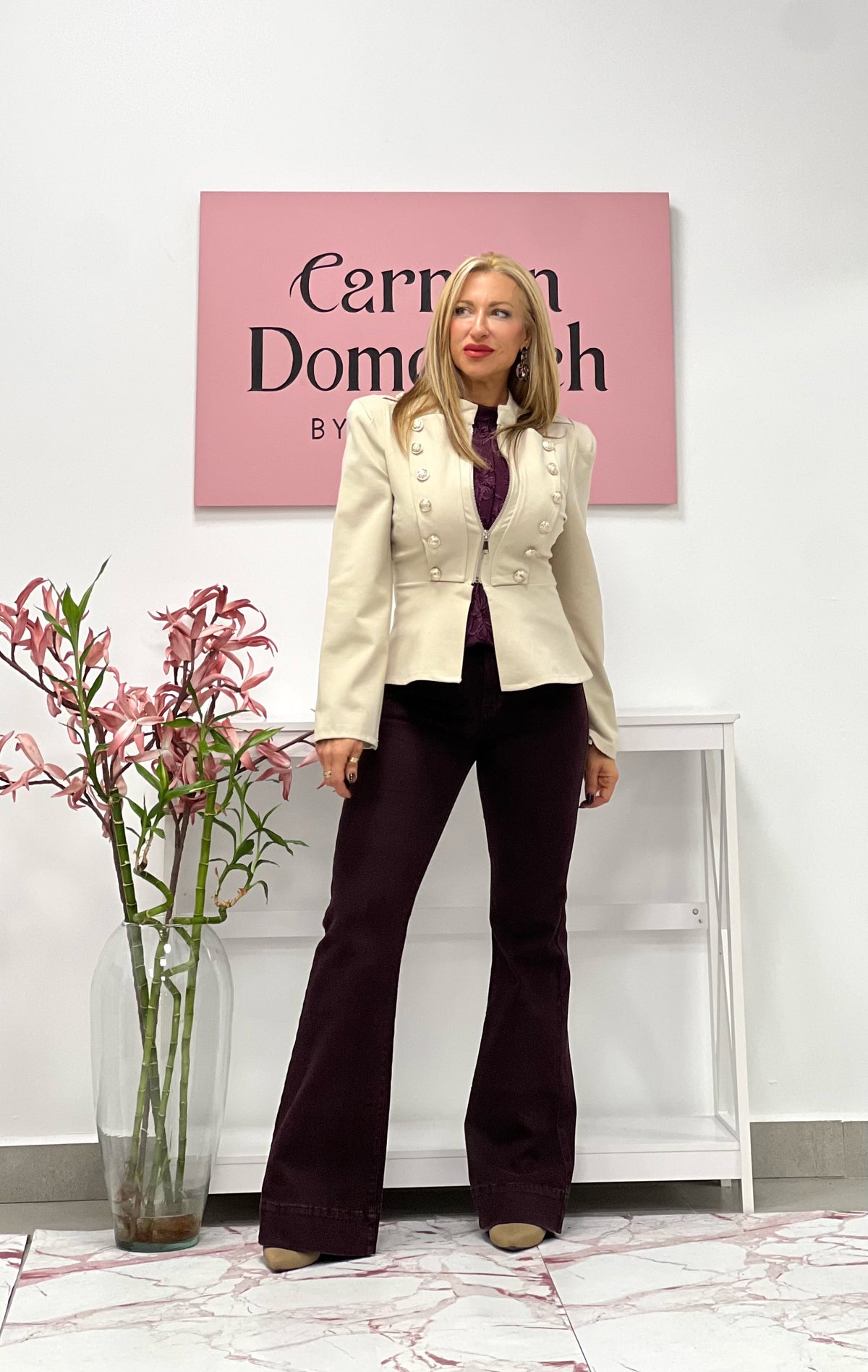 CHAQUETA “Nina” MARFIL