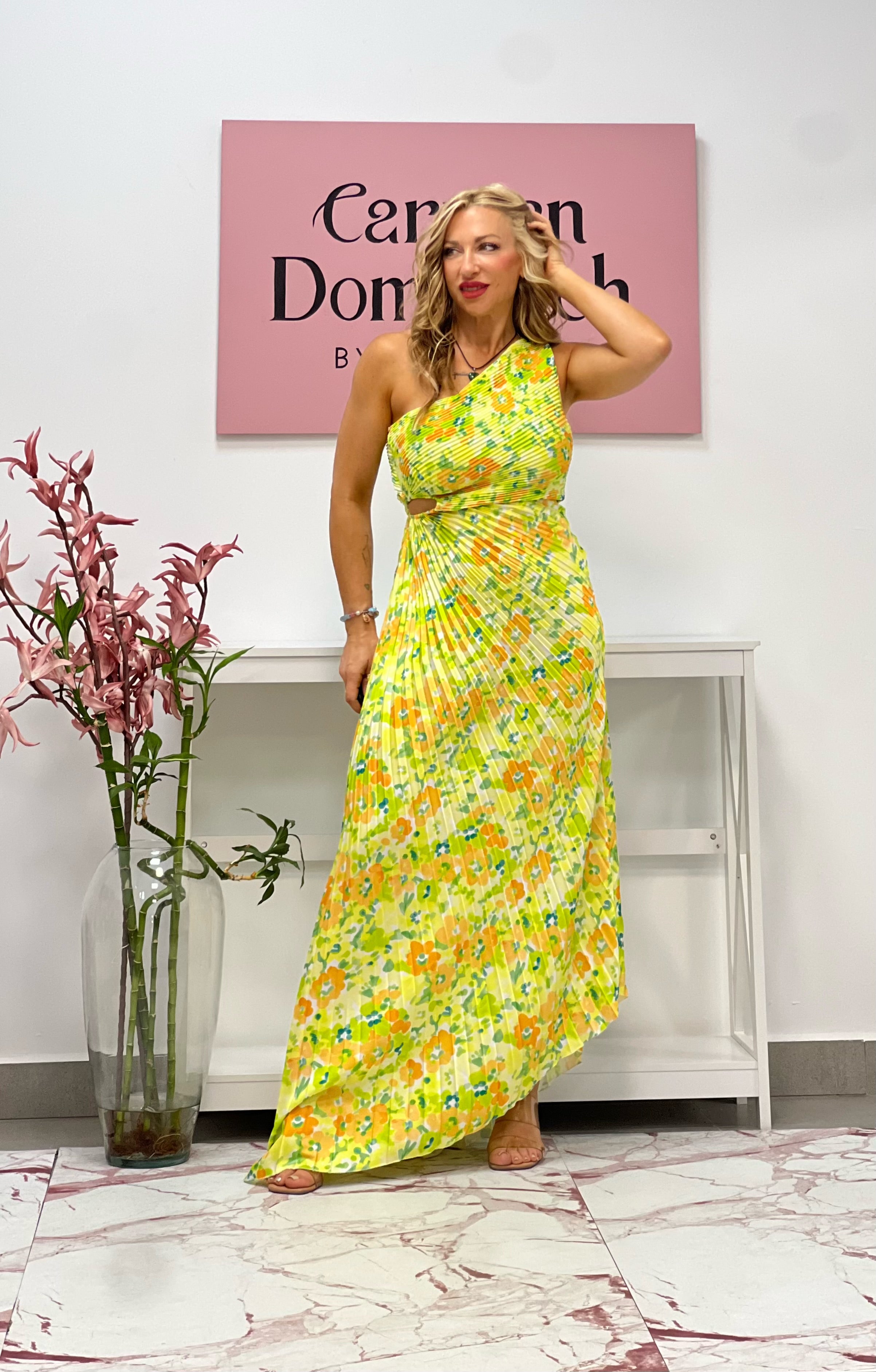 VESTIDO “Abanico” VERDE