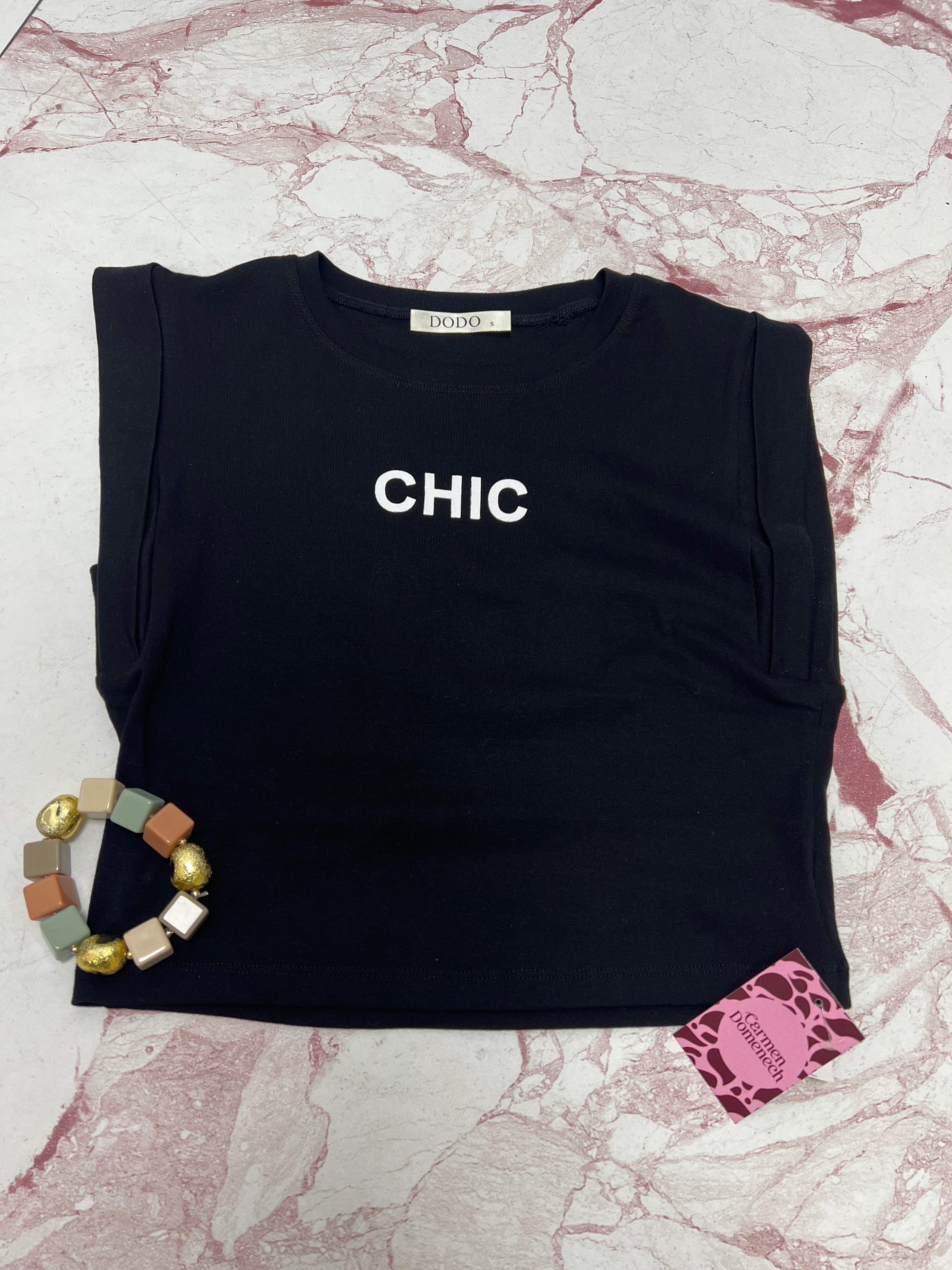 CAMISETA “Chic” NEGRO