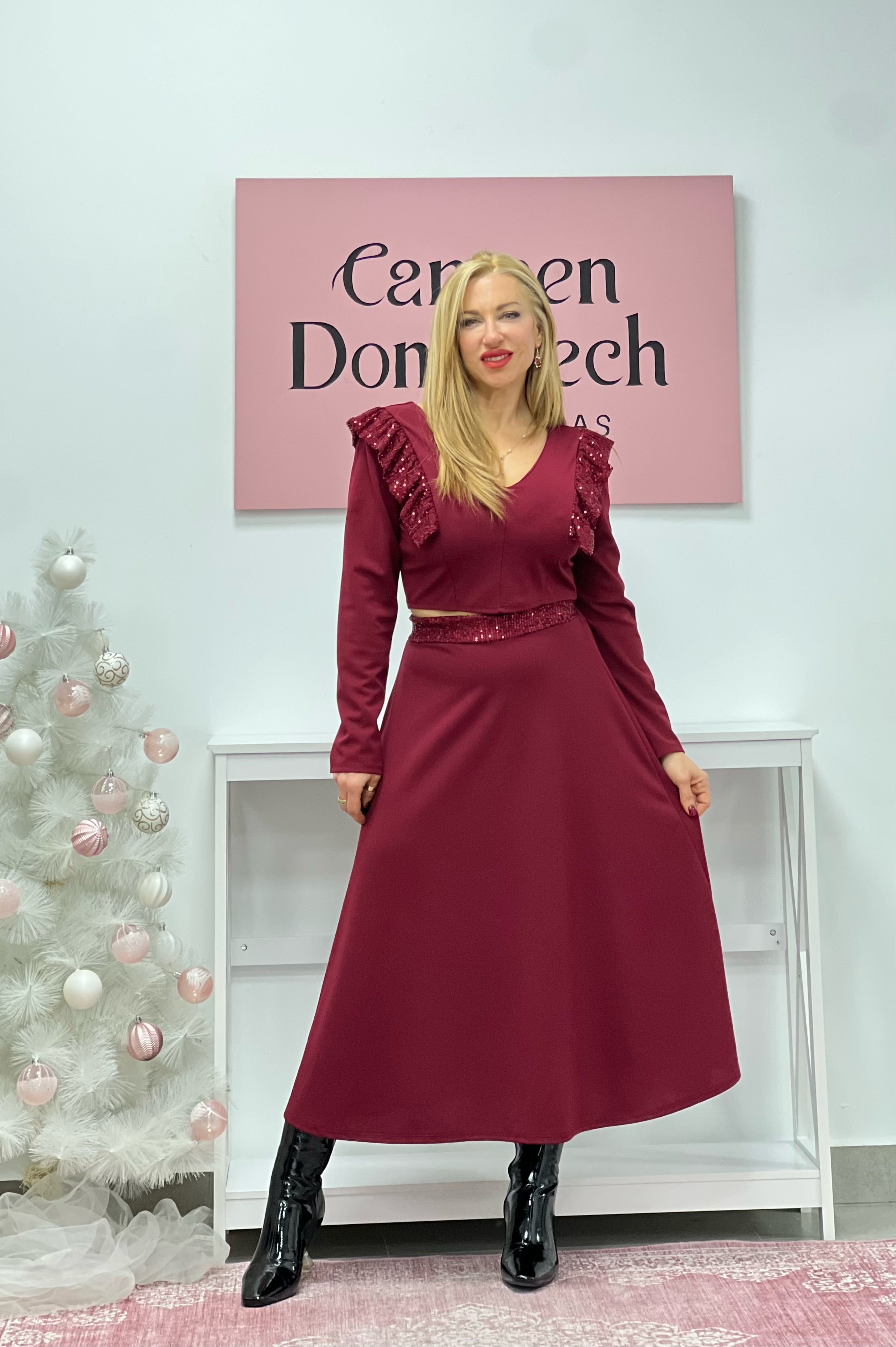 CONJUNTO "Vega" BURDEOS