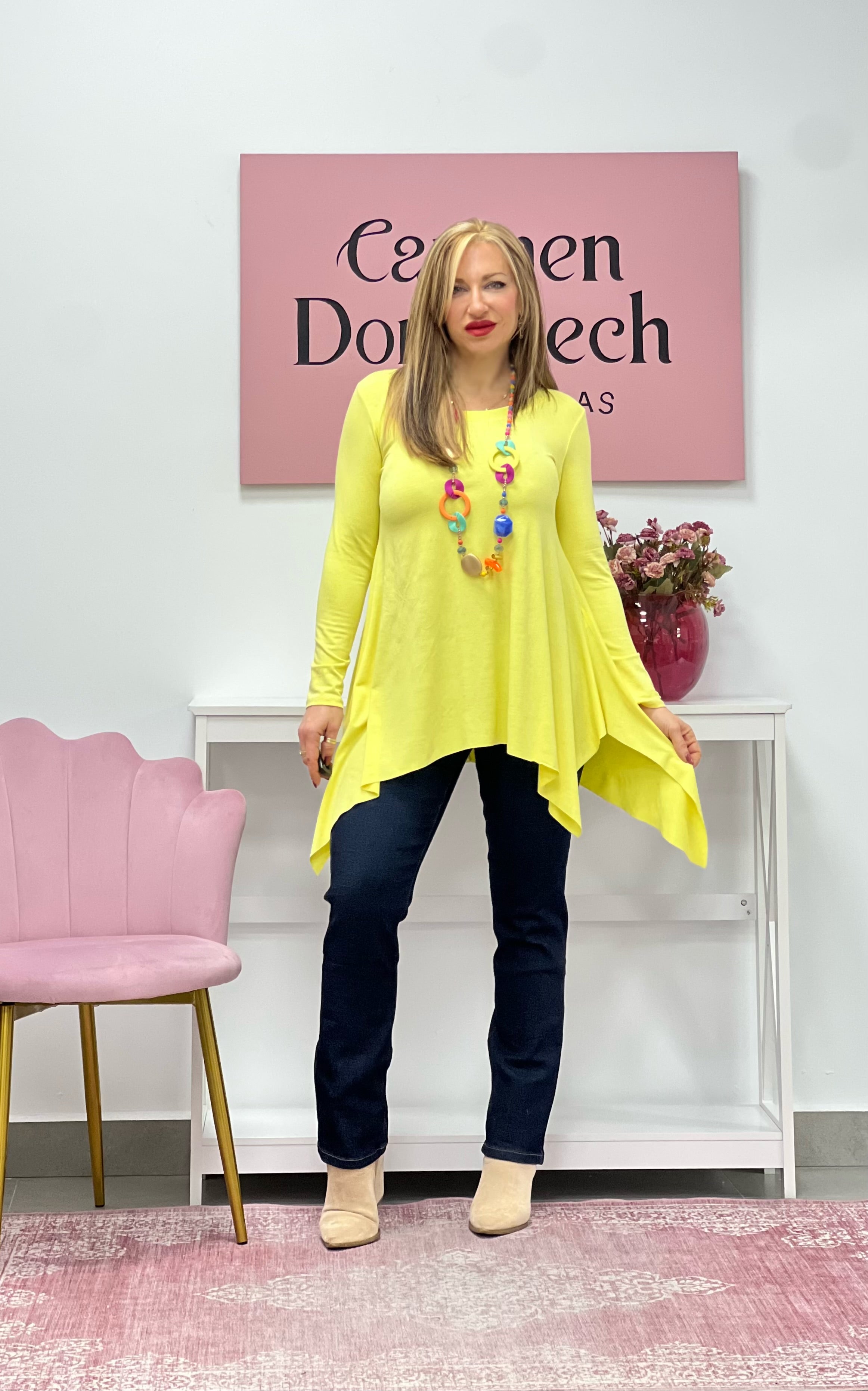 CAMISETA “Estela” AMARILLO