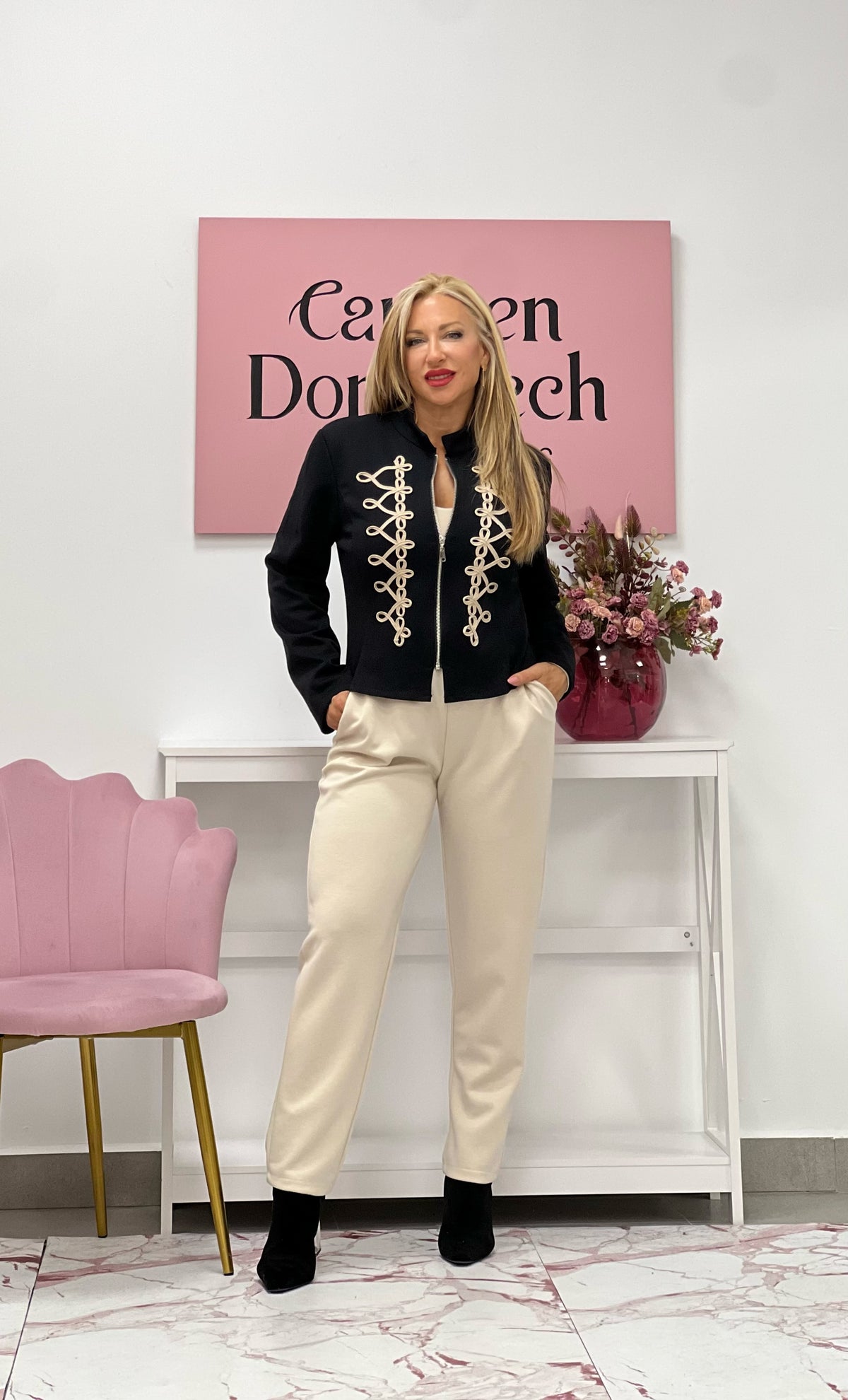 CHAQUETA “Gina” NEGRO
