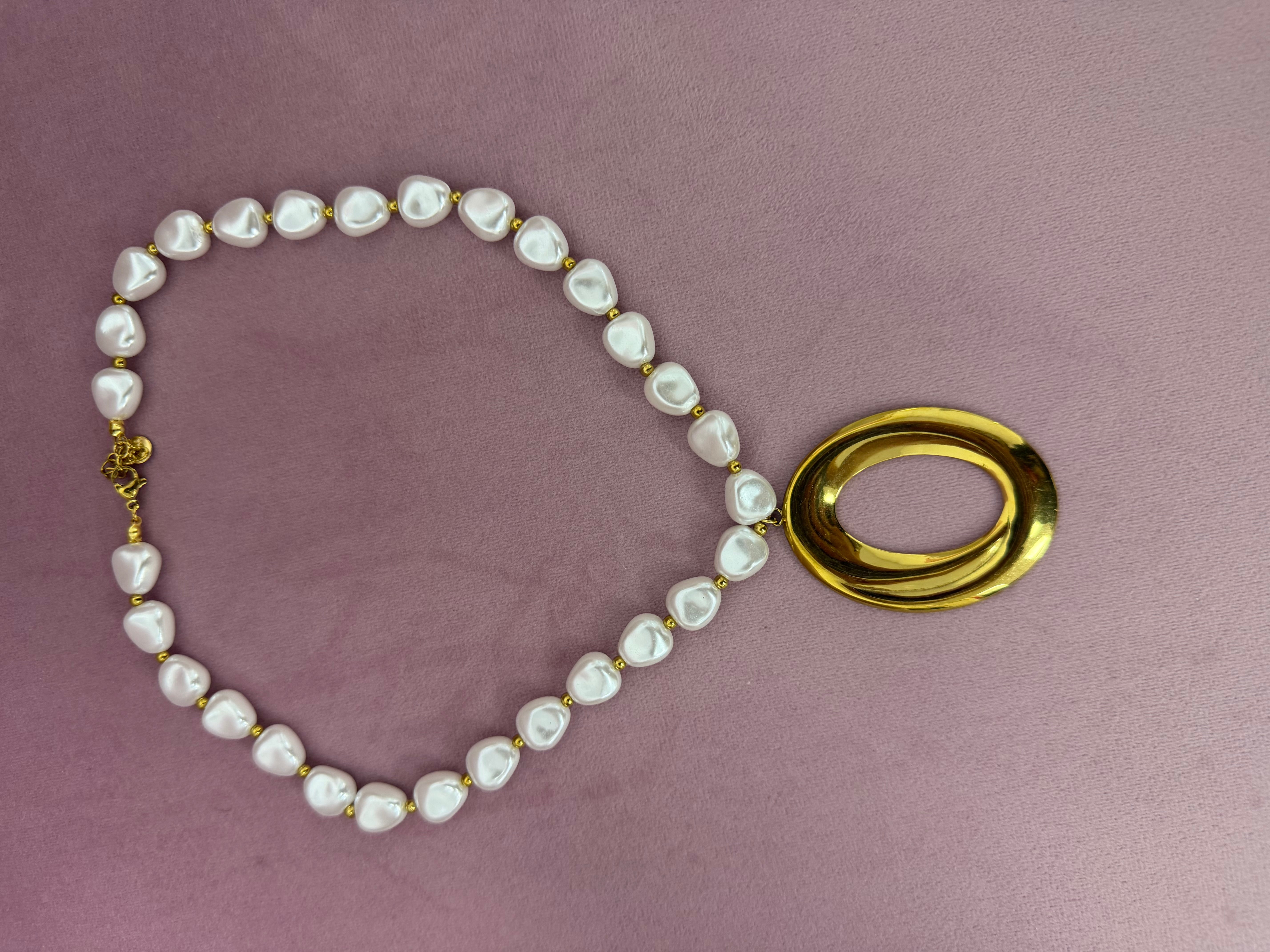 COLLAR PERLA “Aro”