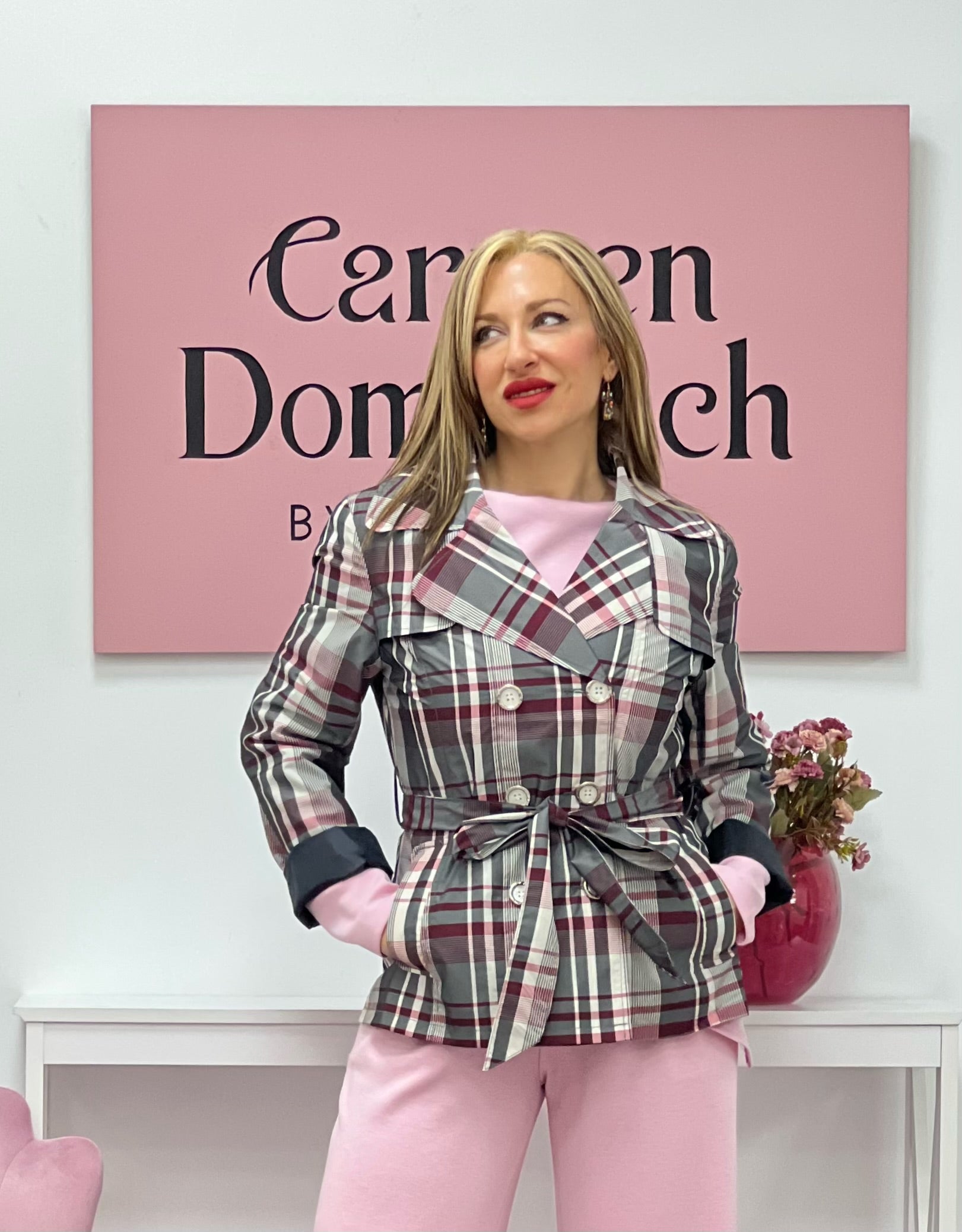 CHAQUETA “Vera” BURDEOS