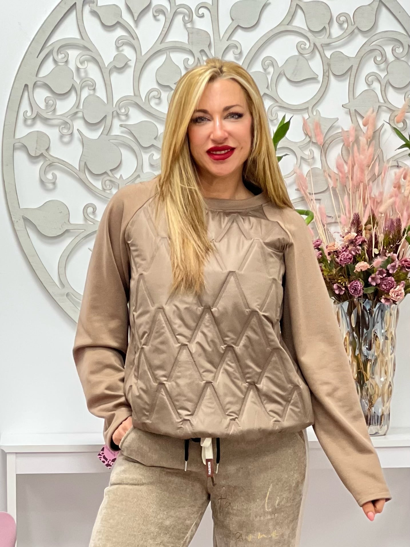 SUDADERA " Moana" TAUPE