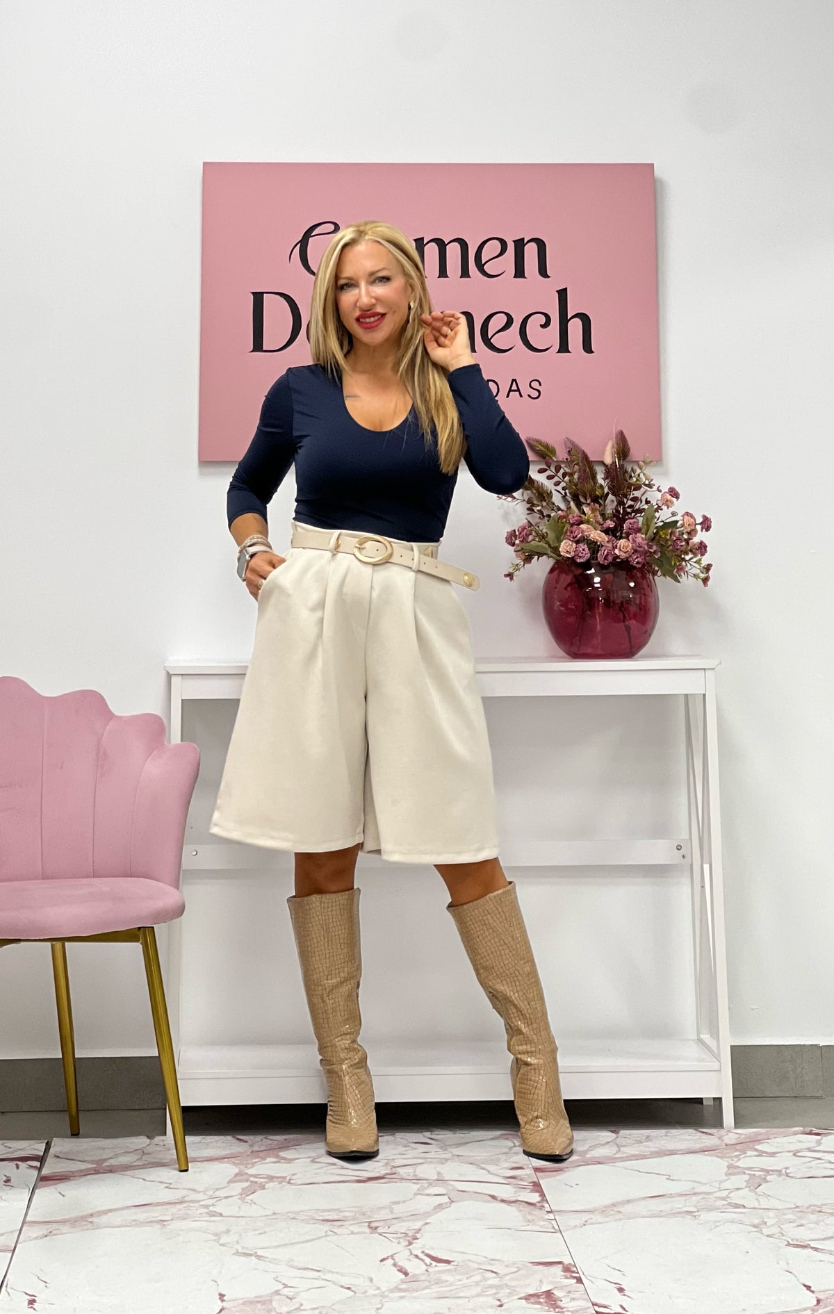 PANTALÓN “Navy” MARFIL