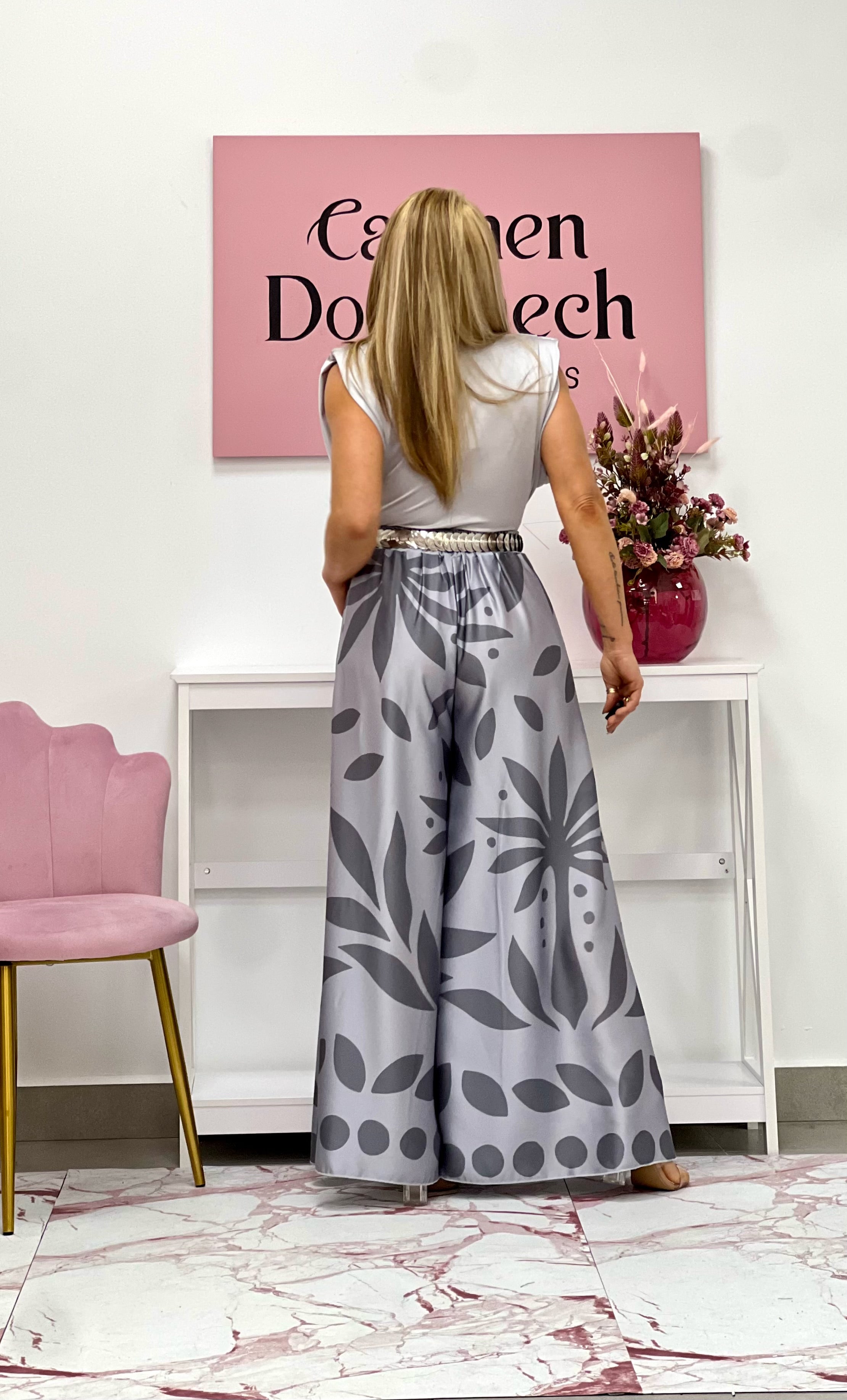 PANTALÓN “Seda” GRIS