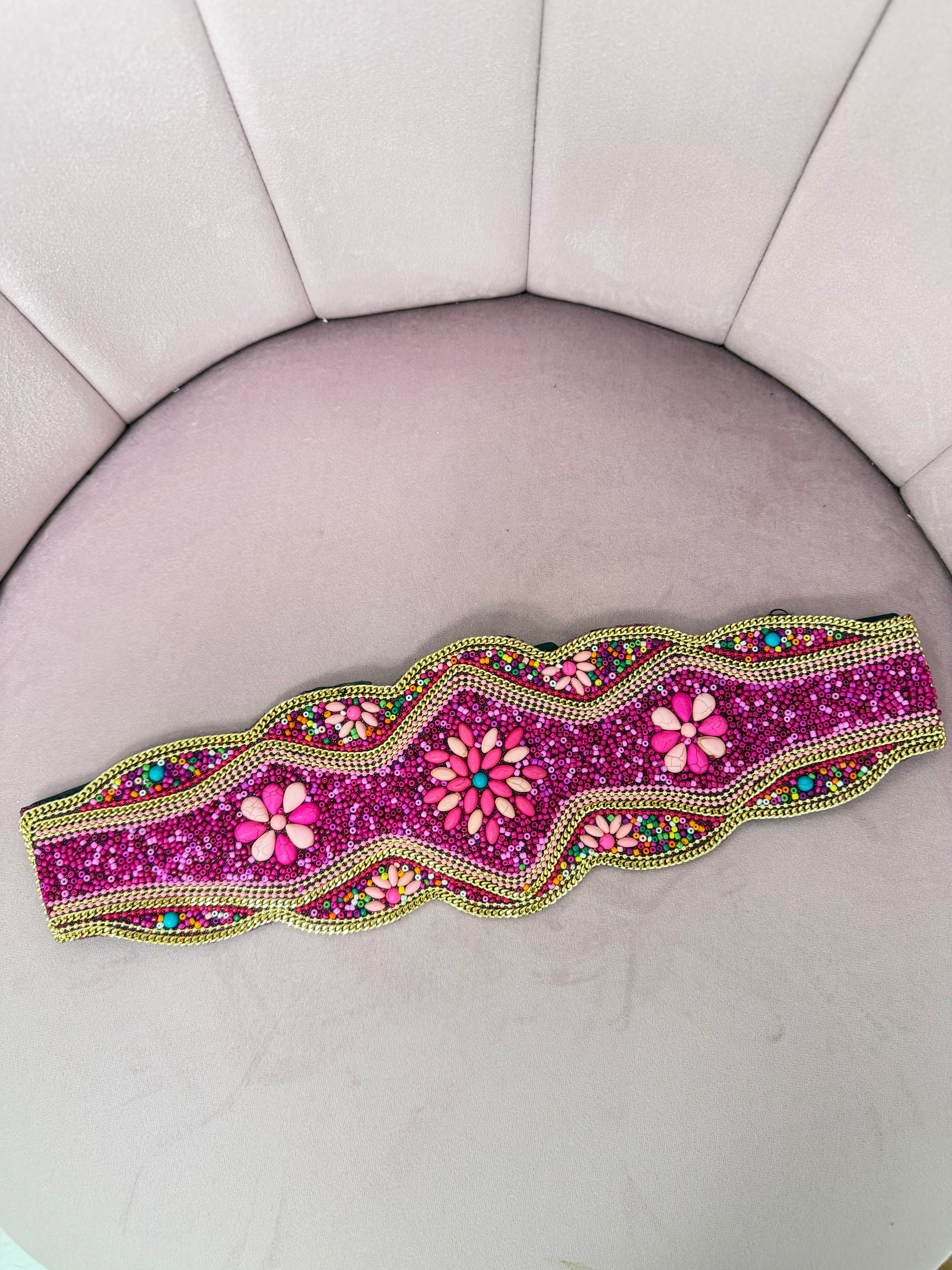 CINTURÓN “Fiesta” FUCSIA