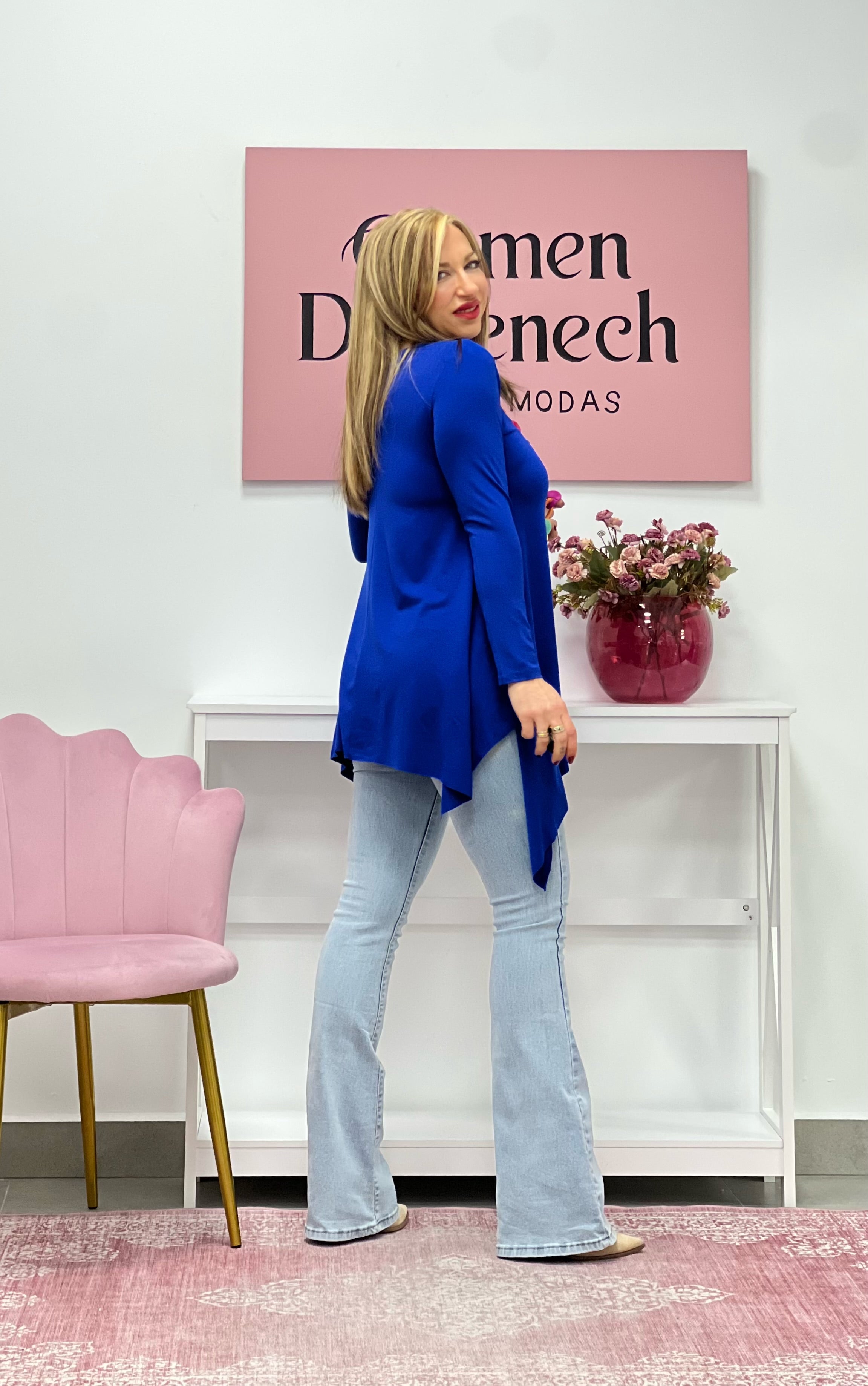 CAMISETA “Estela” AZUL