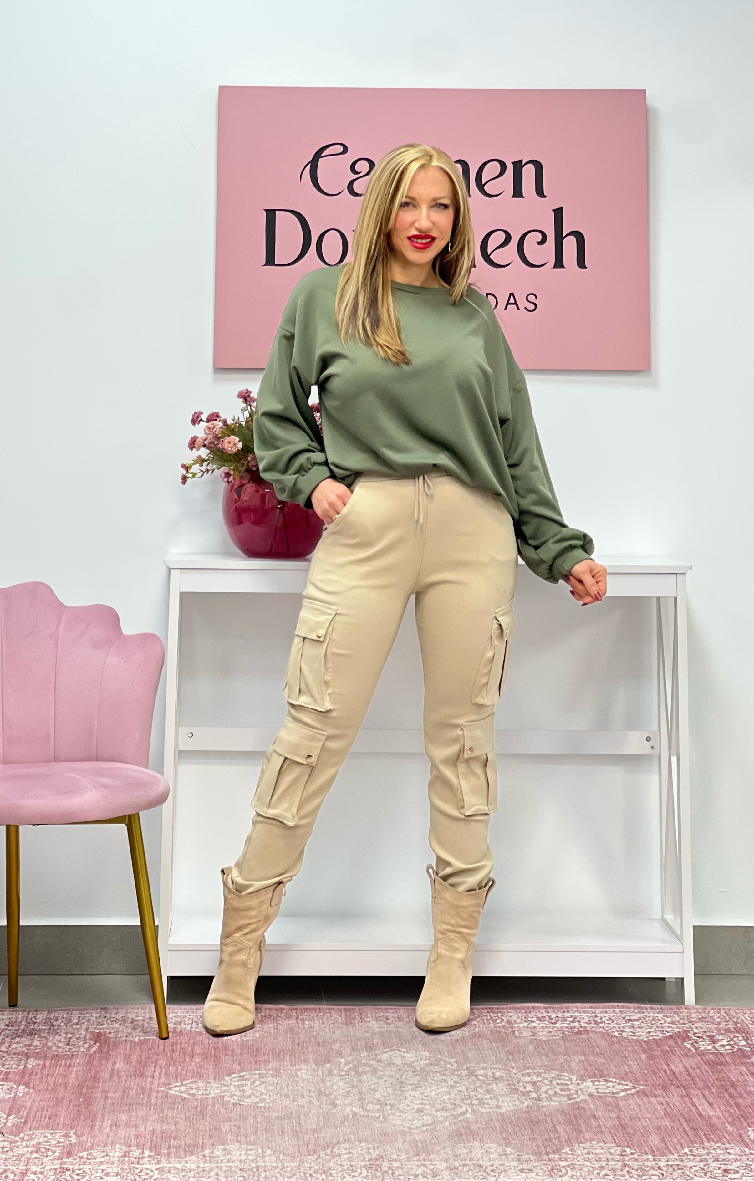 SUDADERA “York” VERDE