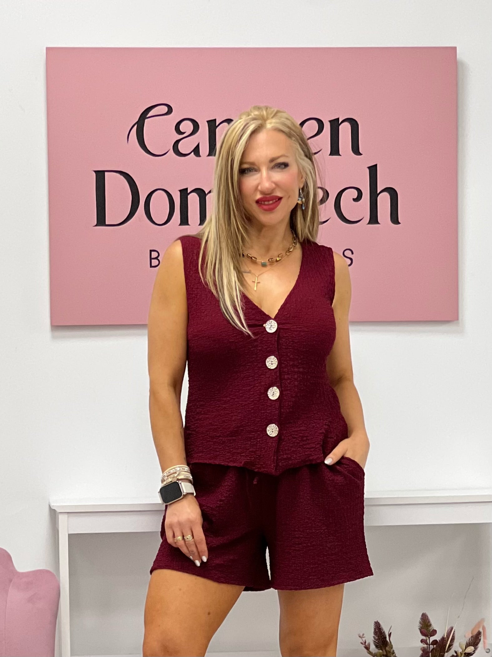 CONJUNTO “Valeria” BURDEOS