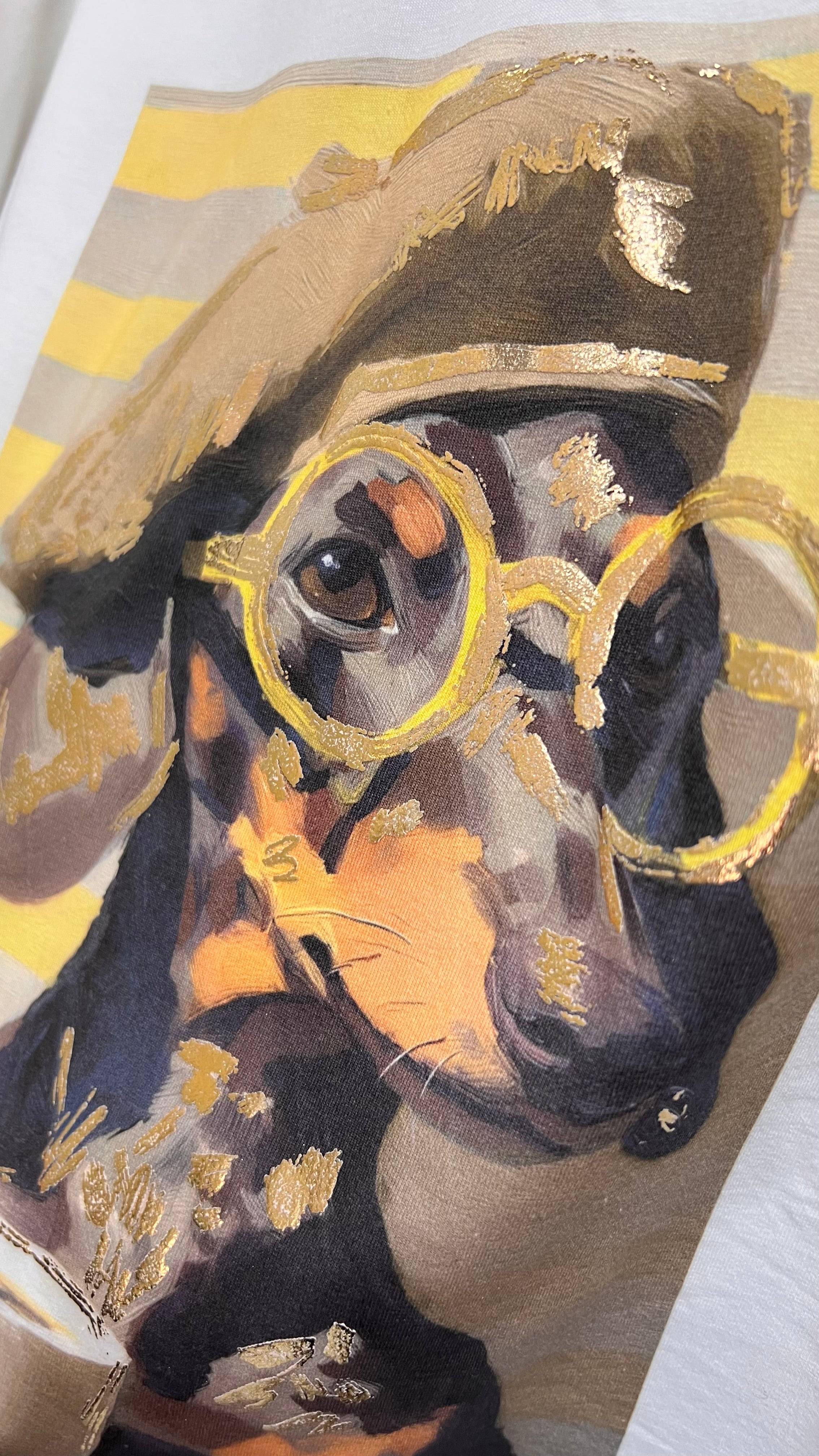 CAMISETA “Dog” AMARILLO