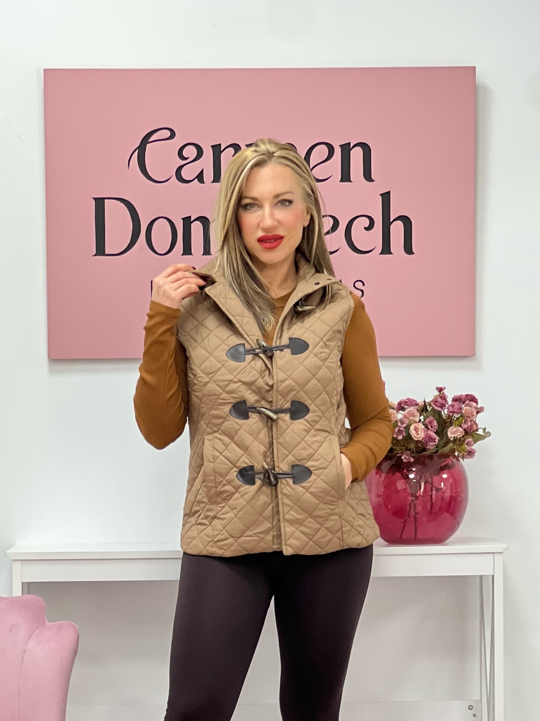 CHALECO “Viena” CAMEL