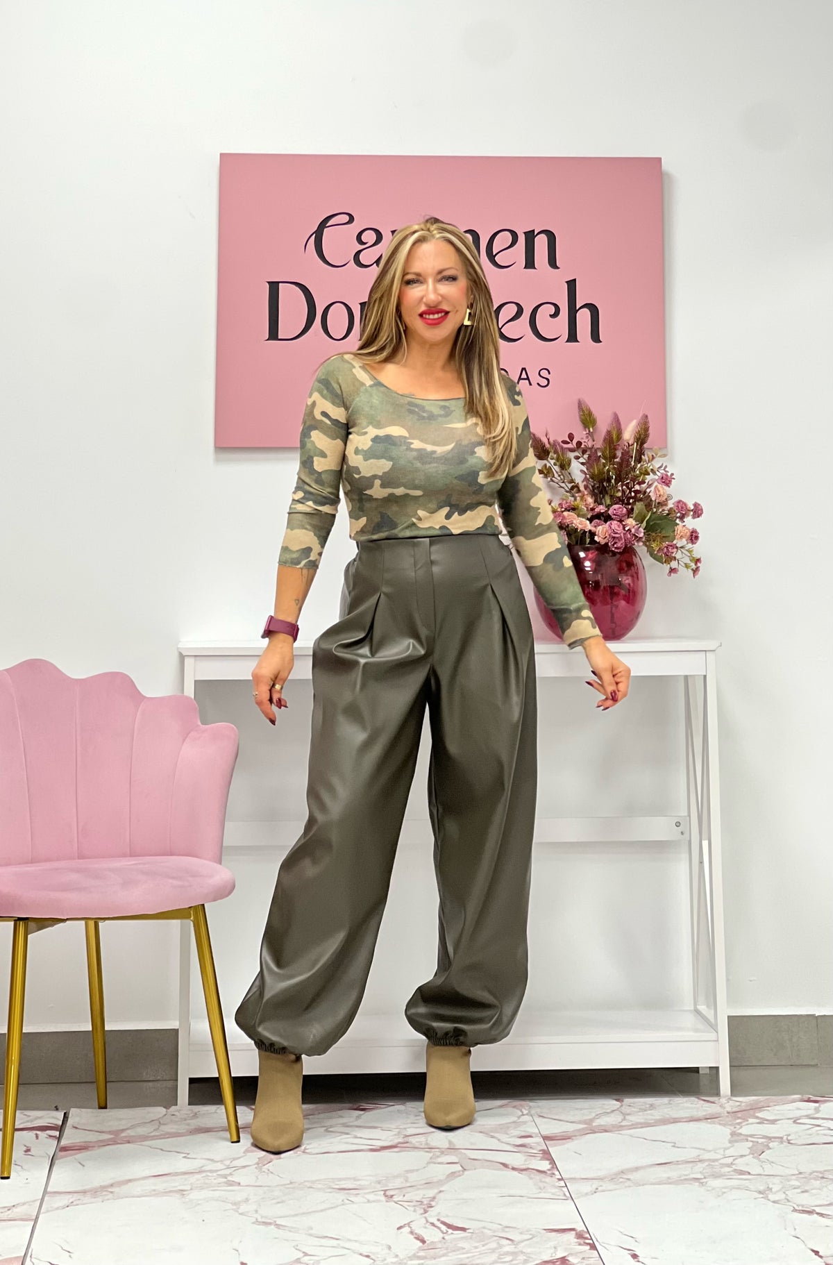 PANTALON “Julia” VERDE