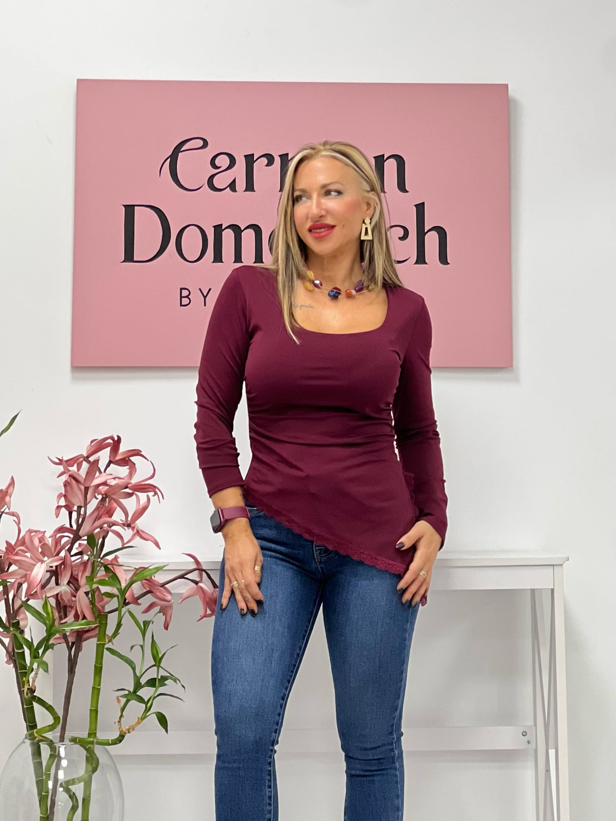CAMISETA “Melisa” BERENJENA
