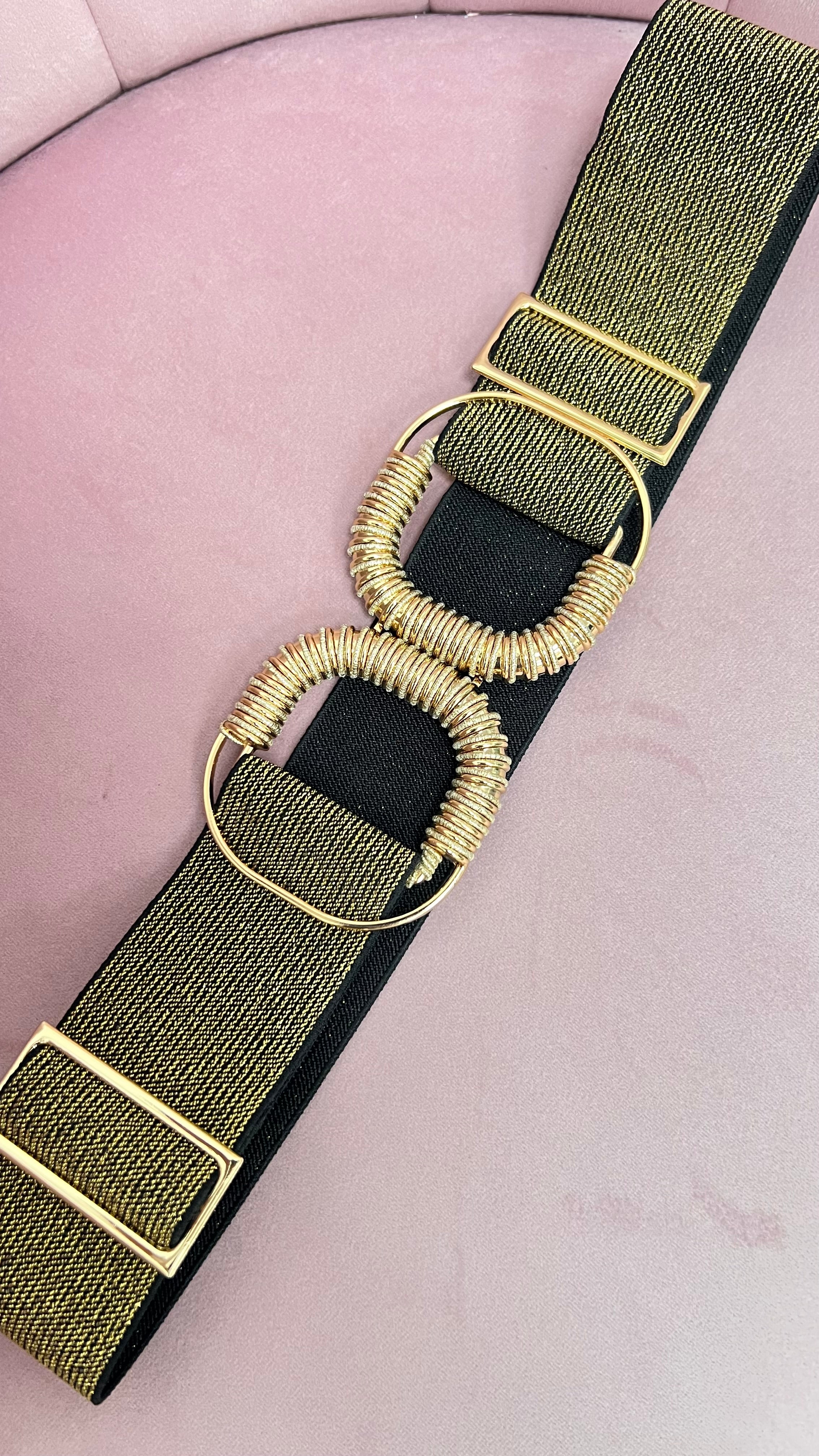 CINTURON “Megan” DORADO