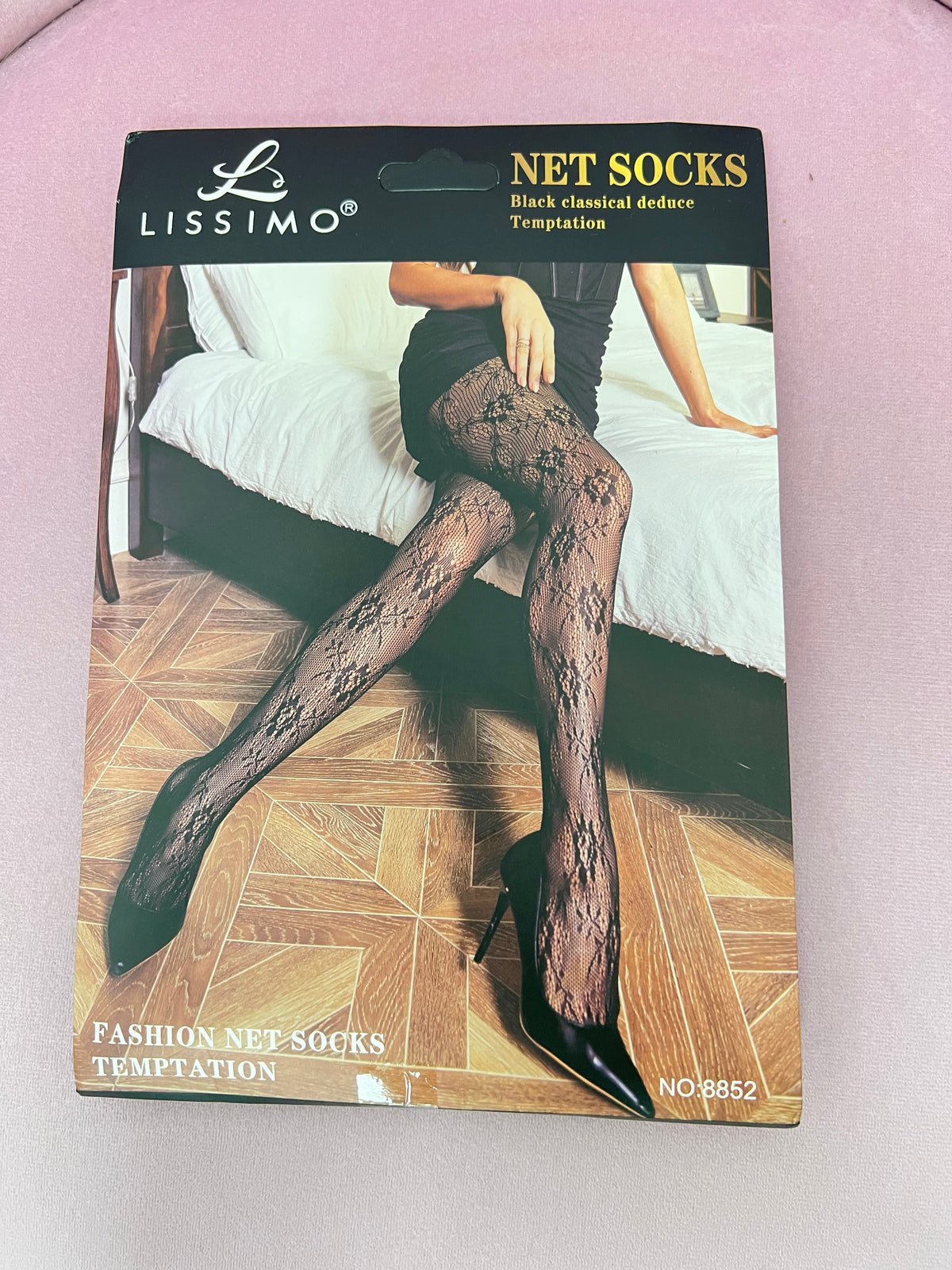MEDIAS ENCAJE NEGRO