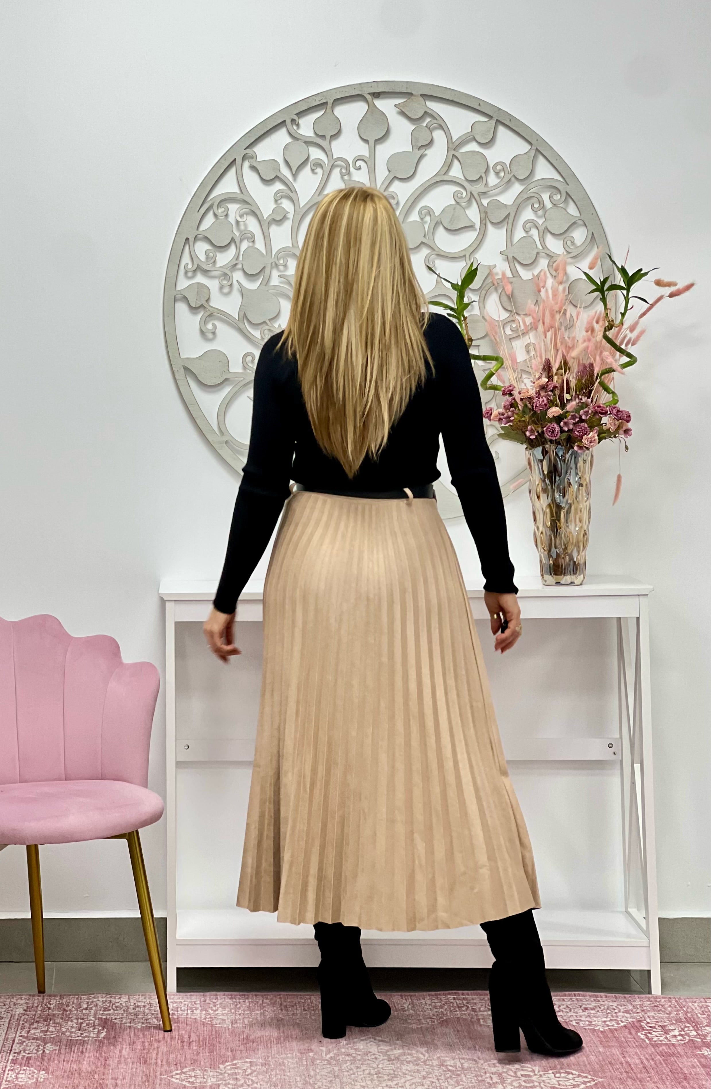 FALDA “Gloria” BEIGE