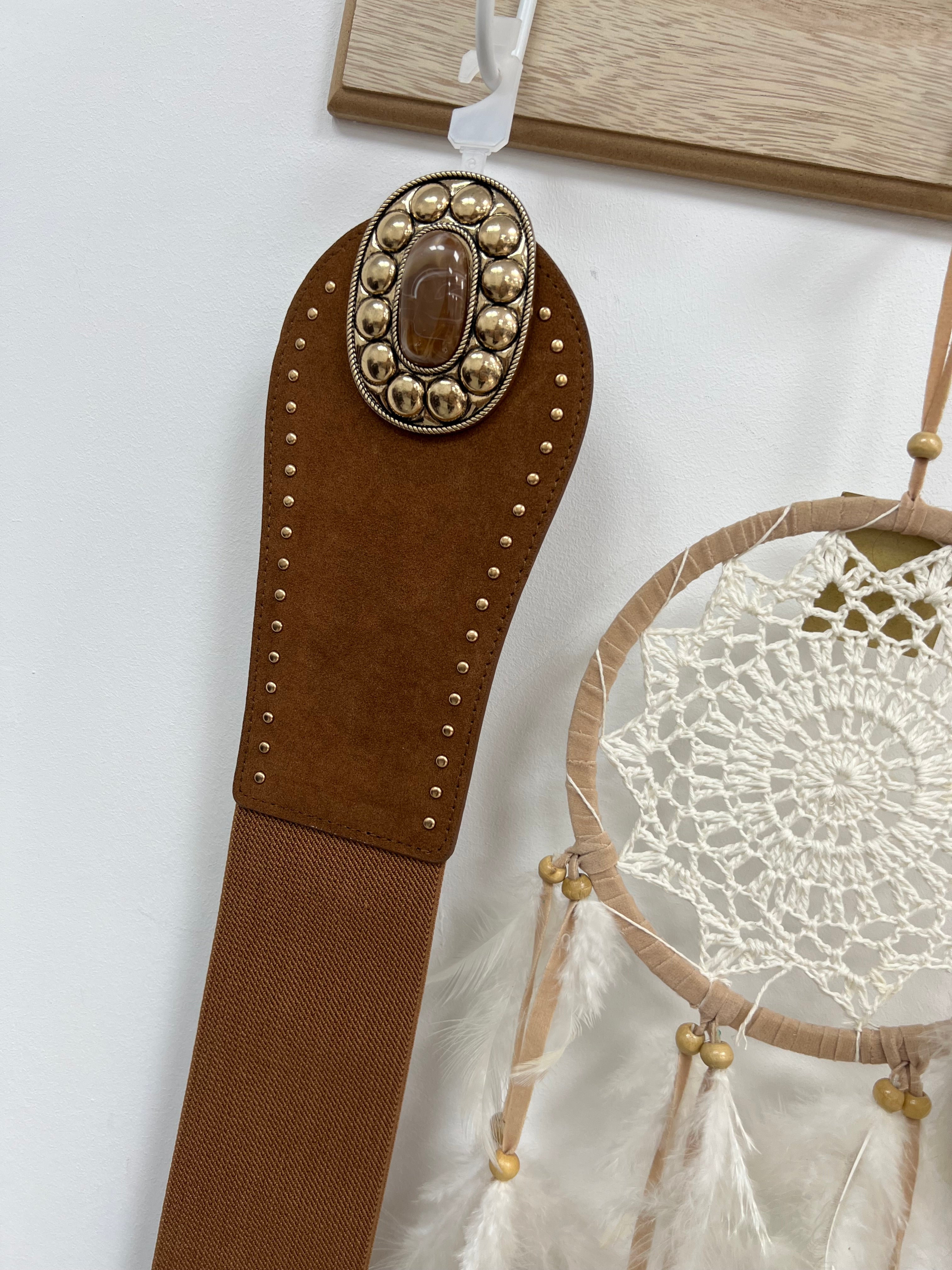 CINTURÓN “Norma” Camel