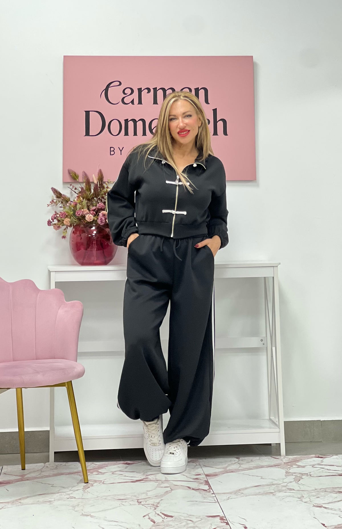 BOMBER “Oriente” NEGRO