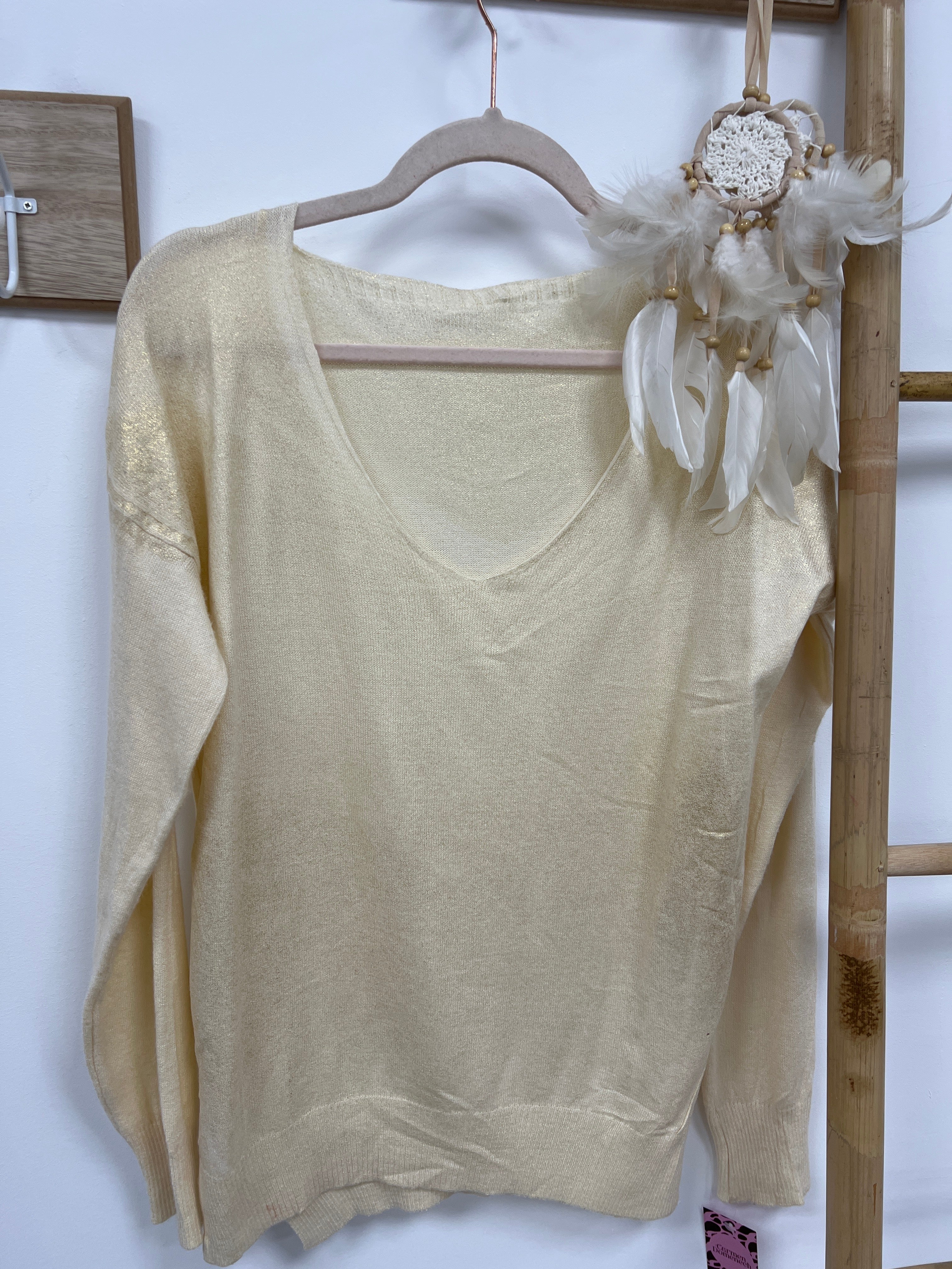 JERSEY FINO “Jimena” BEIGE