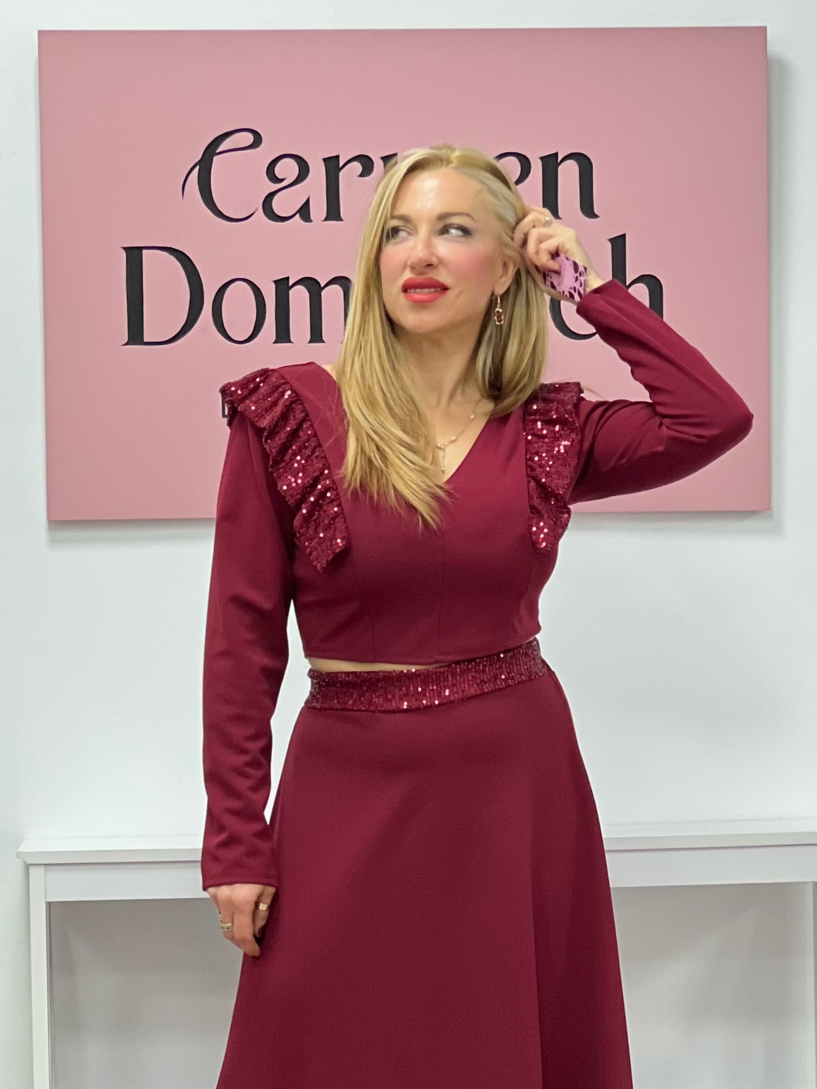 CONJUNTO "Vega" BURDEOS