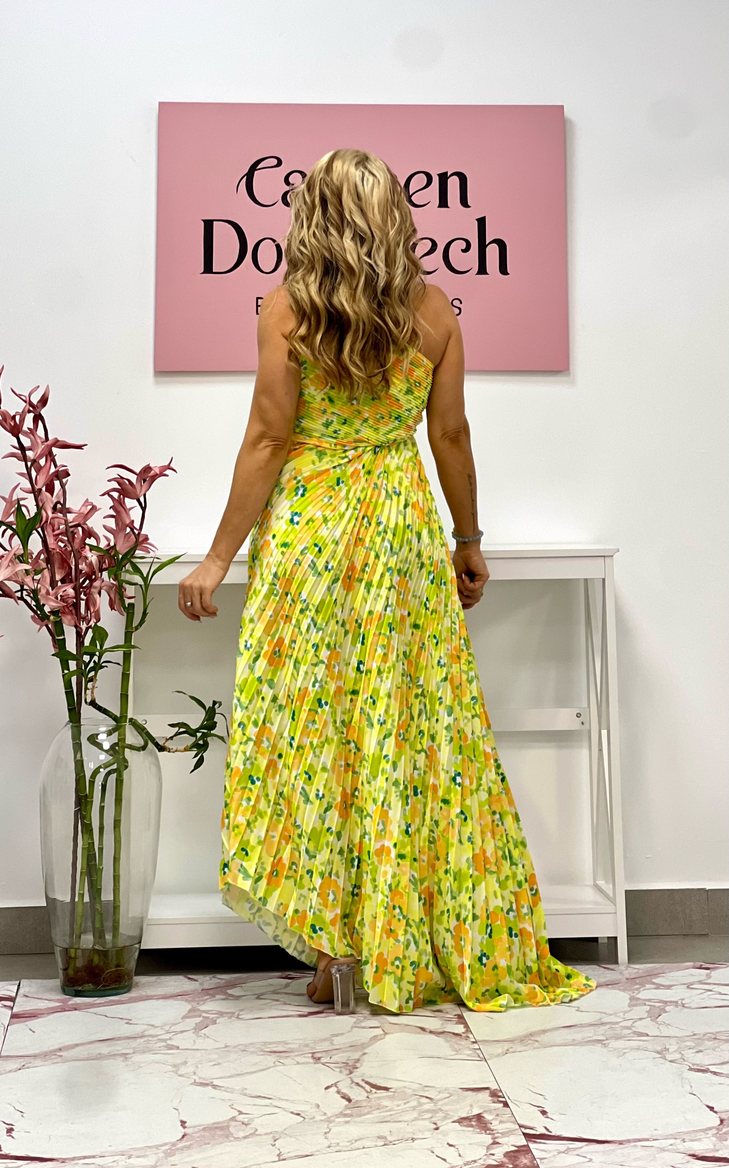 VESTIDO “Abanico” VERDE