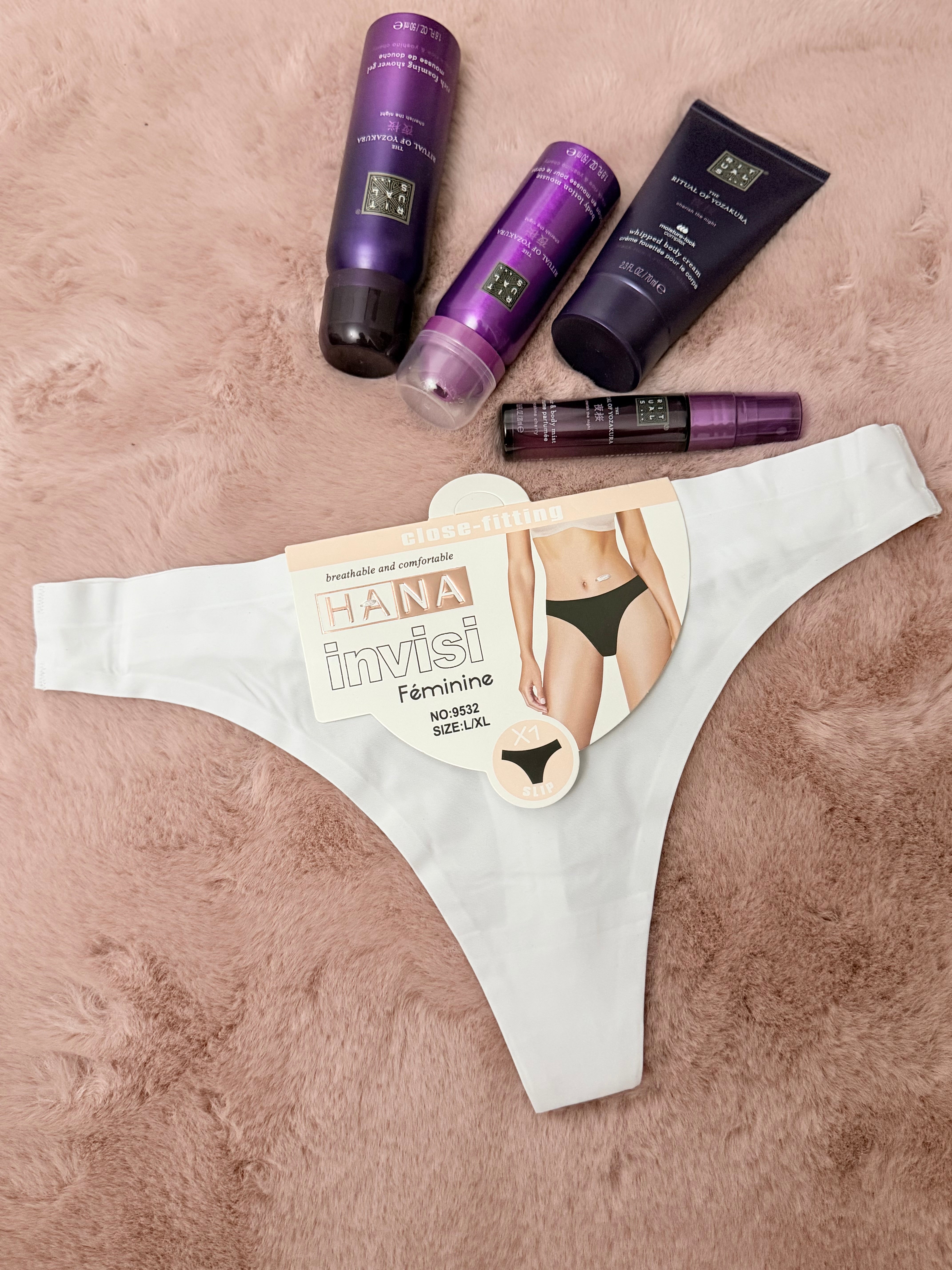 TANGA INVISIBLE BLANCO